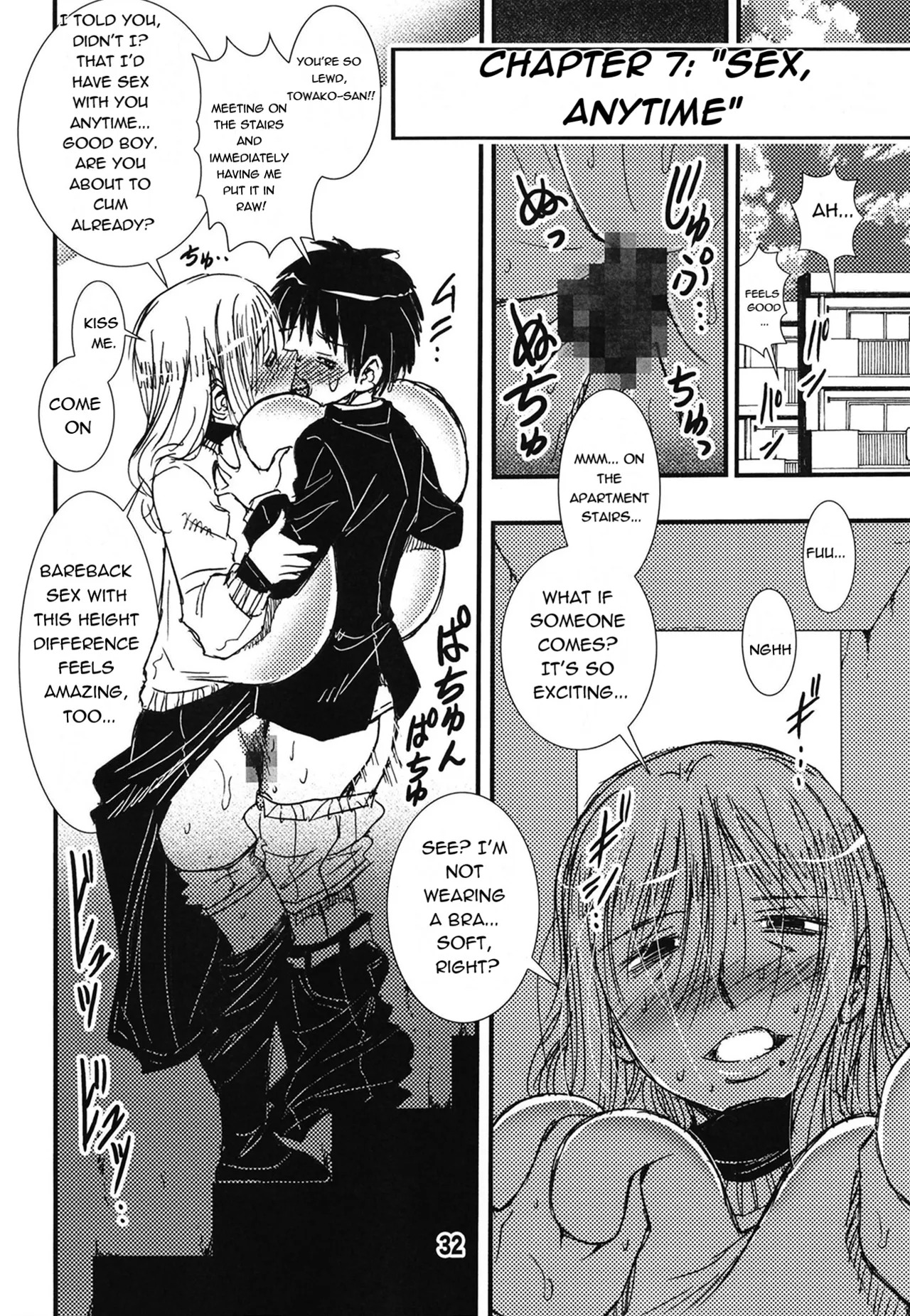 [Matsuyama Seiji (Matsuyama Seiji)] 56-sai Bust 256cm Danchizuma Ookiku Tareta Jukujo no Chibusa... Boku wa Kono Hito de Doutei o Sotsugyou Shita. [English] [Digital] - Page 32