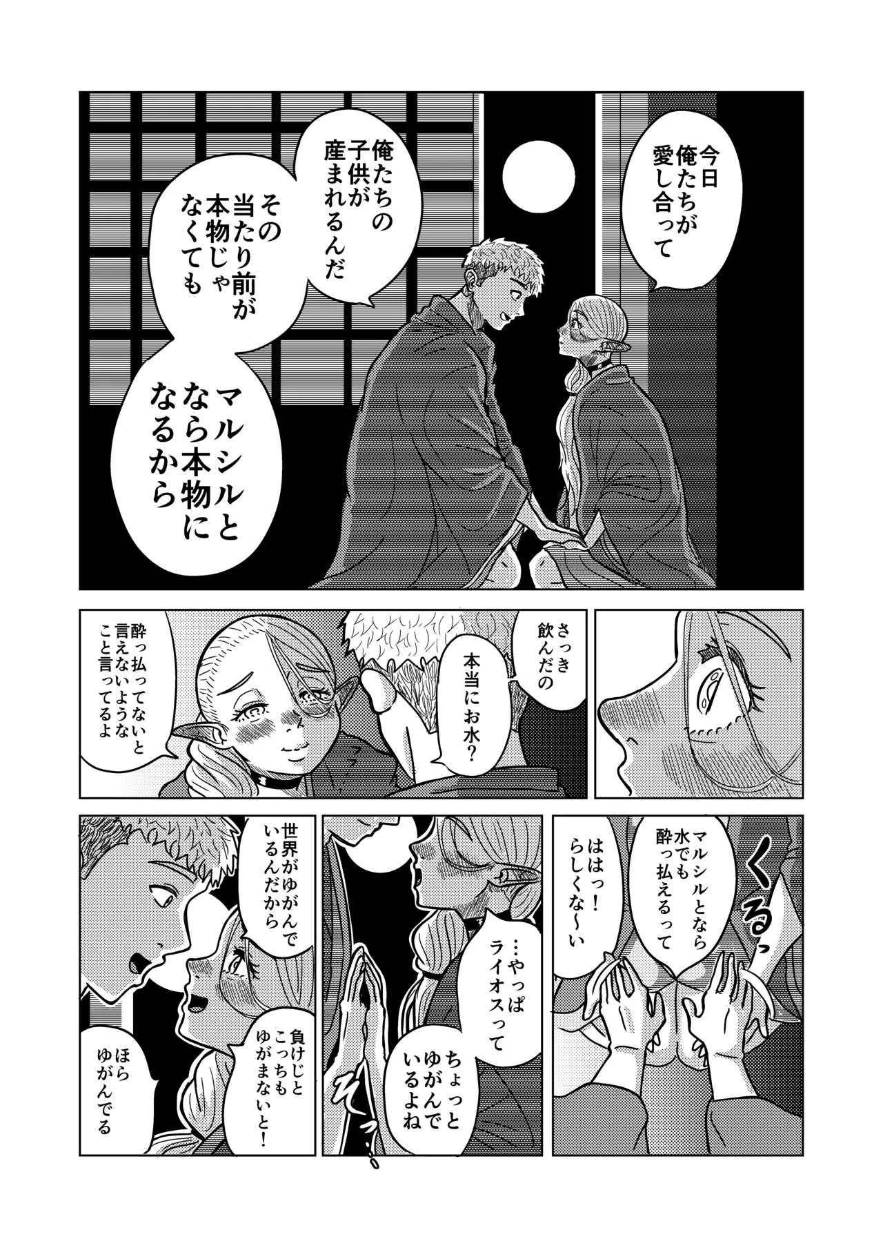 [耕色堂] マルシルと温泉えっち夜 (ダンジョン飯) - Page 20