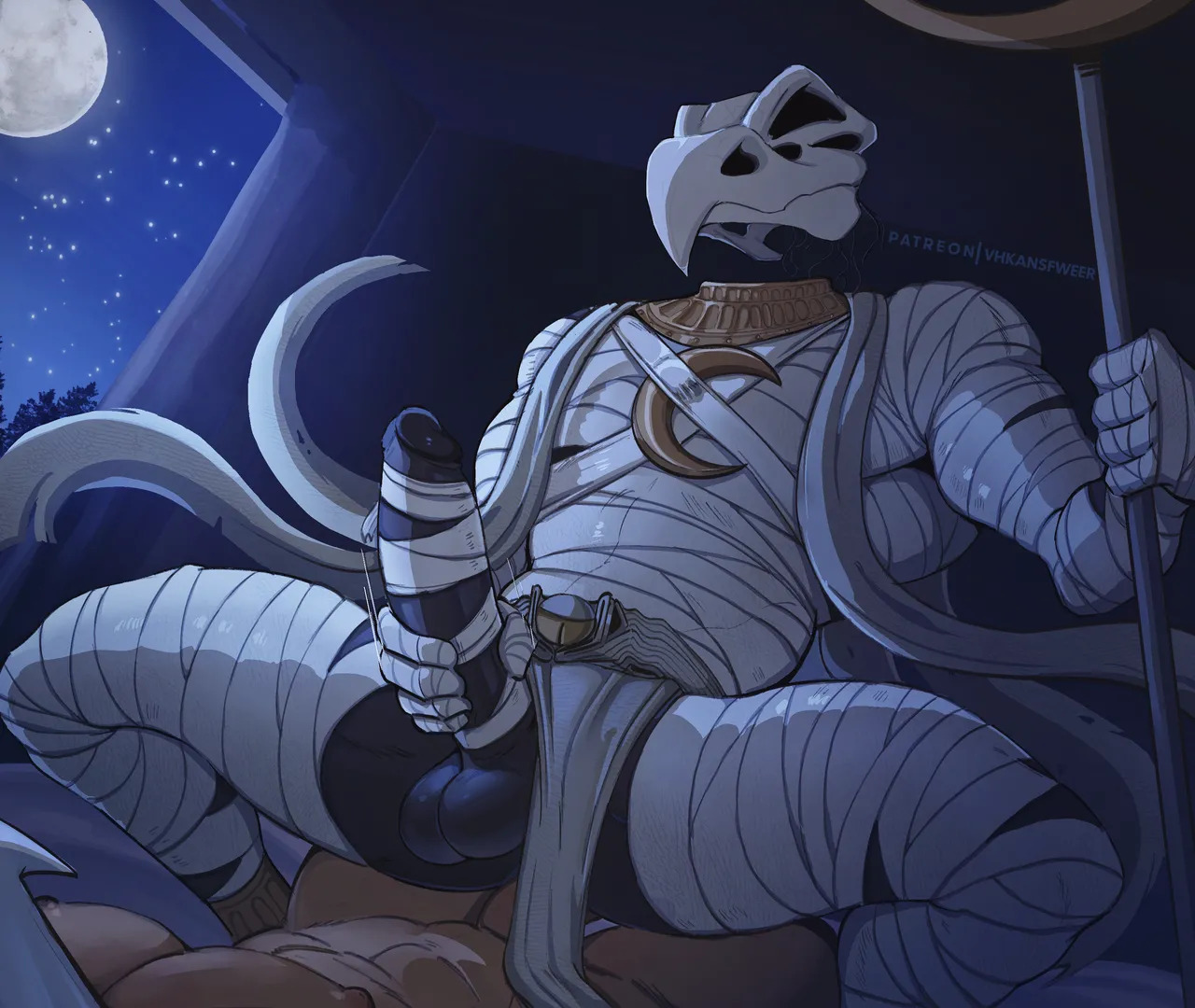 [VHKAnsfweer] Khonshu x Moon Knight - Page 11