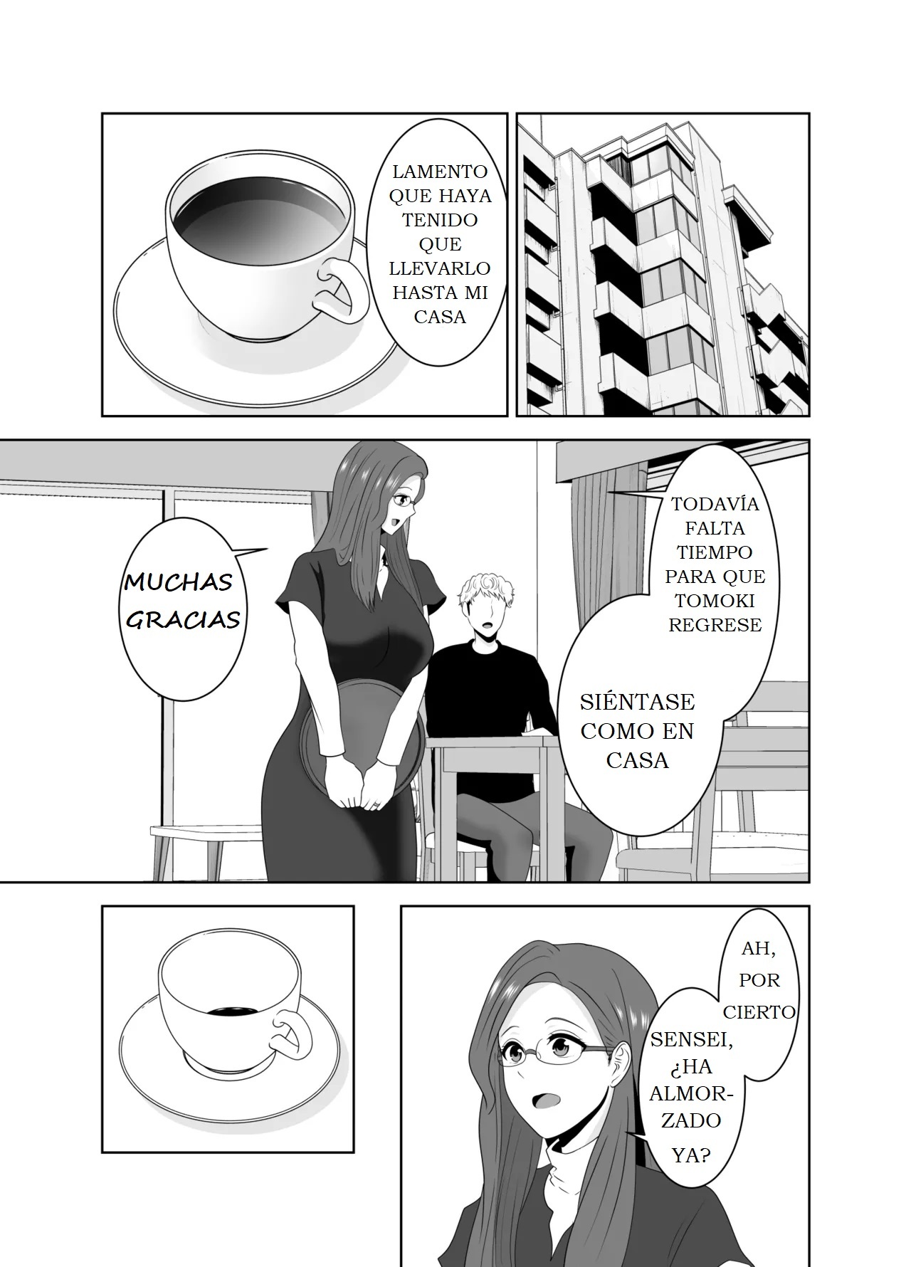 [Studio Macaron (Moeyama P-Man)] Katei Kyoushi no Dekachin ni Ochiru Haha - LA MADRE QUE SE ENAMORA DEL GRAN PENE DEL TUTOR - Page 11