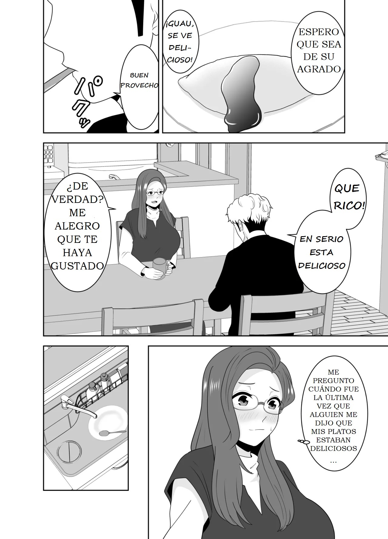 [Studio Macaron (Moeyama P-Man)] Katei Kyoushi no Dekachin ni Ochiru Haha - LA MADRE QUE SE ENAMORA DEL GRAN PENE DEL TUTOR - Page 12