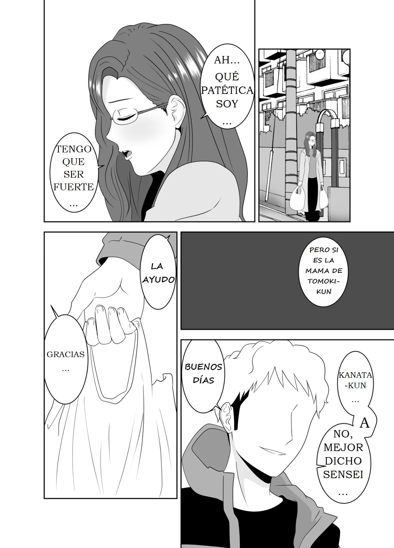 [Studio Macaron (Moeyama P-Man)] Katei Kyoushi no Dekachin ni Ochiru Haha - LA MADRE QUE SE ENAMORA DEL GRAN PENE DEL TUTOR - Page 46