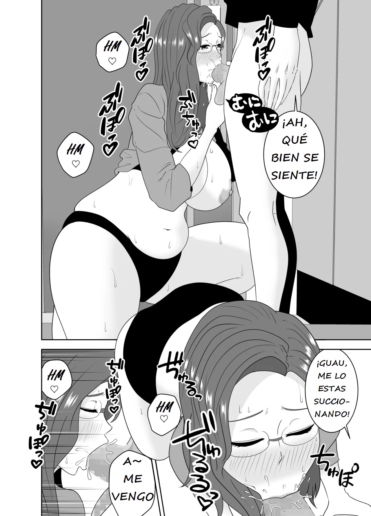 [Studio Macaron (Moeyama P-Man)] Katei Kyoushi no Dekachin ni Ochiru Haha - LA MADRE QUE SE ENAMORA DEL GRAN PENE DEL TUTOR - Page 50