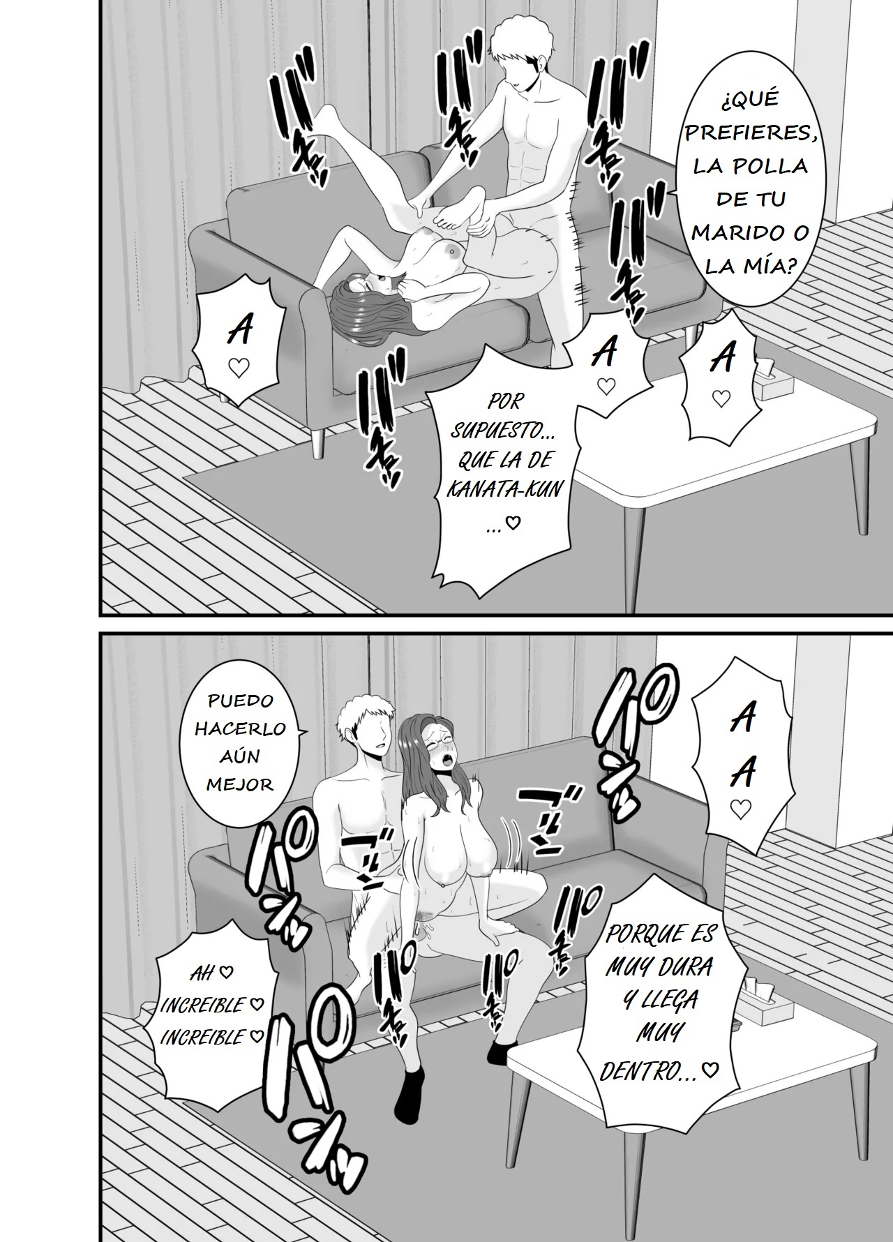 [Studio Macaron (Moeyama P-Man)] Katei Kyoushi no Dekachin ni Ochiru Haha - LA MADRE QUE SE ENAMORA DEL GRAN PENE DEL TUTOR - Page 58