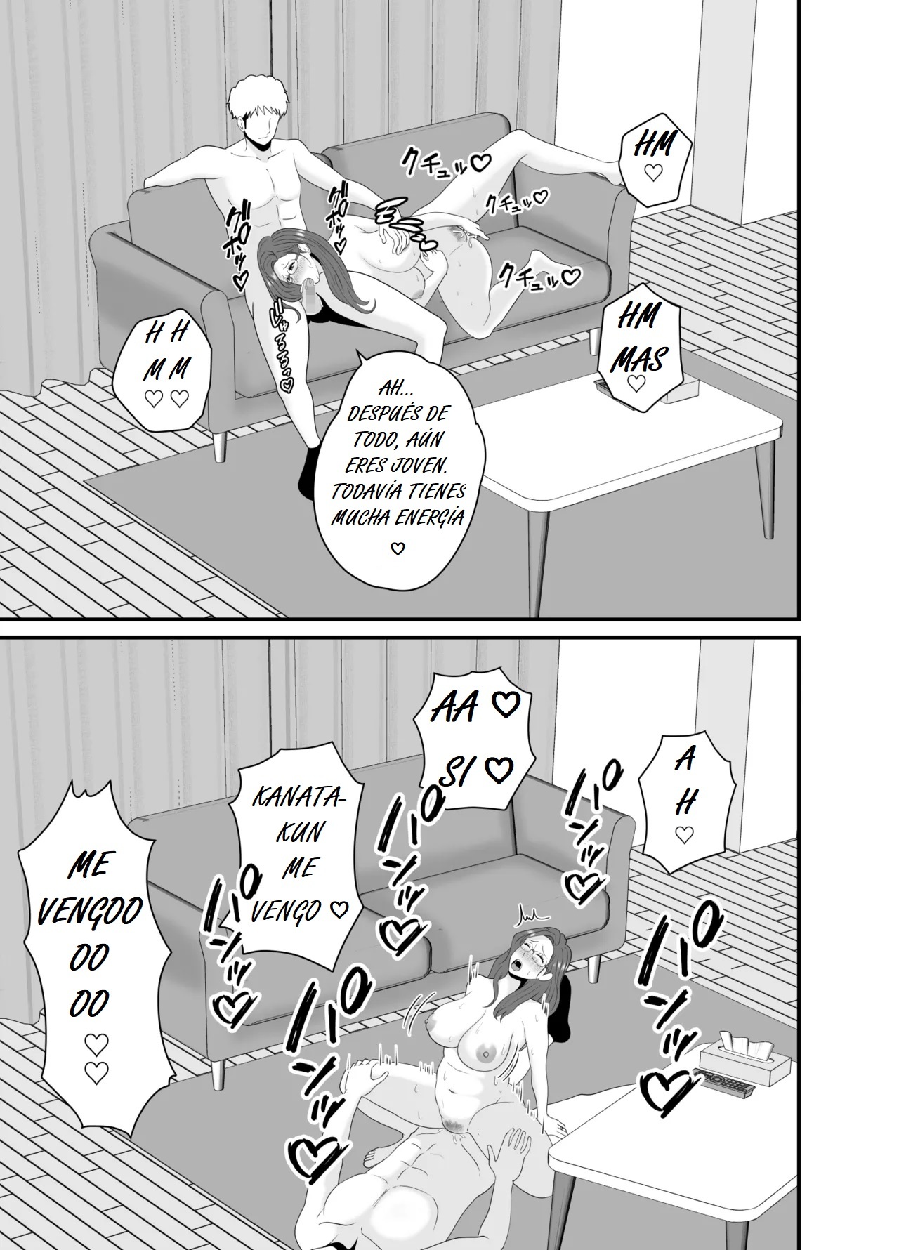 [Studio Macaron (Moeyama P-Man)] Katei Kyoushi no Dekachin ni Ochiru Haha - LA MADRE QUE SE ENAMORA DEL GRAN PENE DEL TUTOR - Page 59