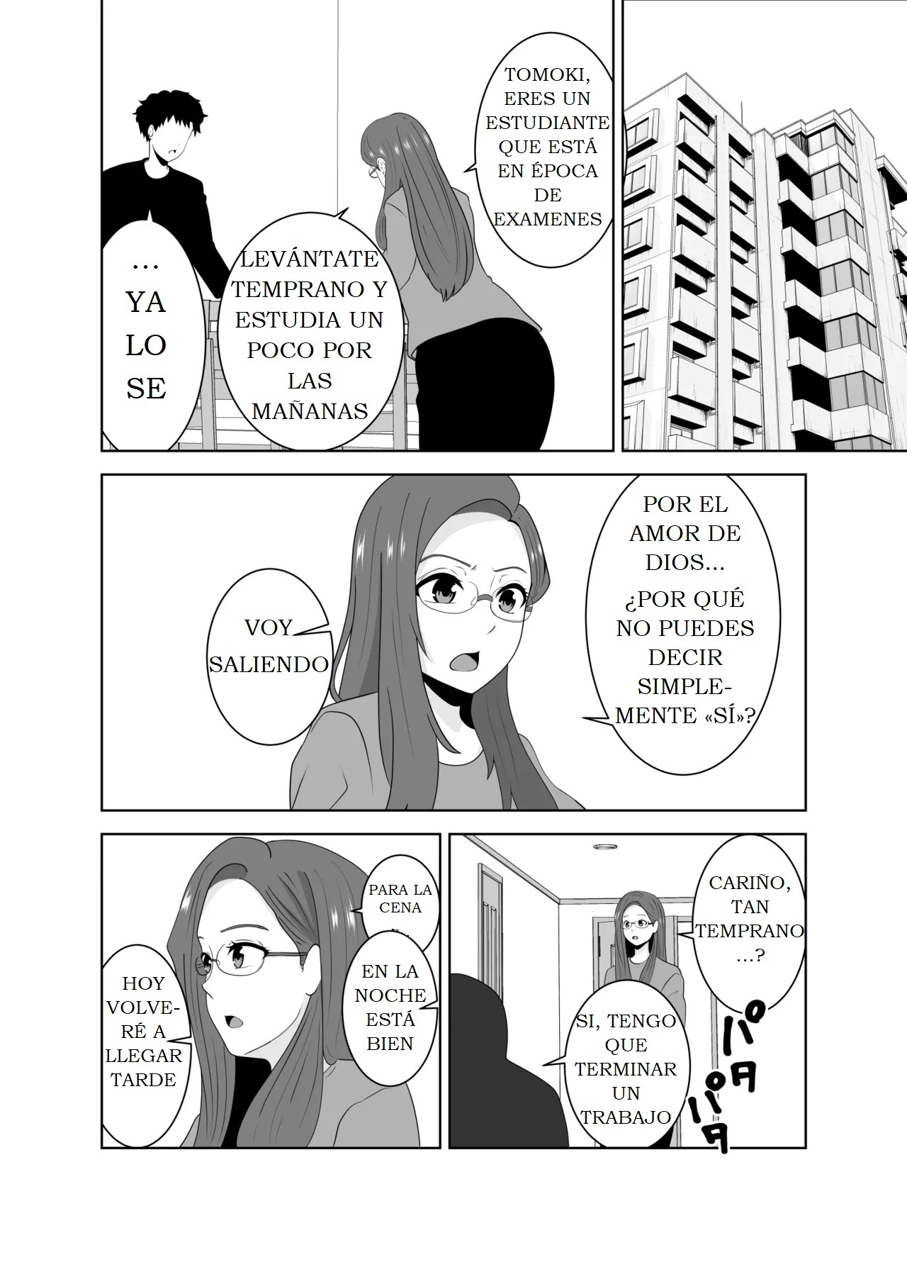 [Studio Macaron (Moeyama P-Man)] Katei Kyoushi no Dekachin ni Ochiru Haha - LA MADRE QUE SE ENAMORA DEL GRAN PENE DEL TUTOR - Page 8