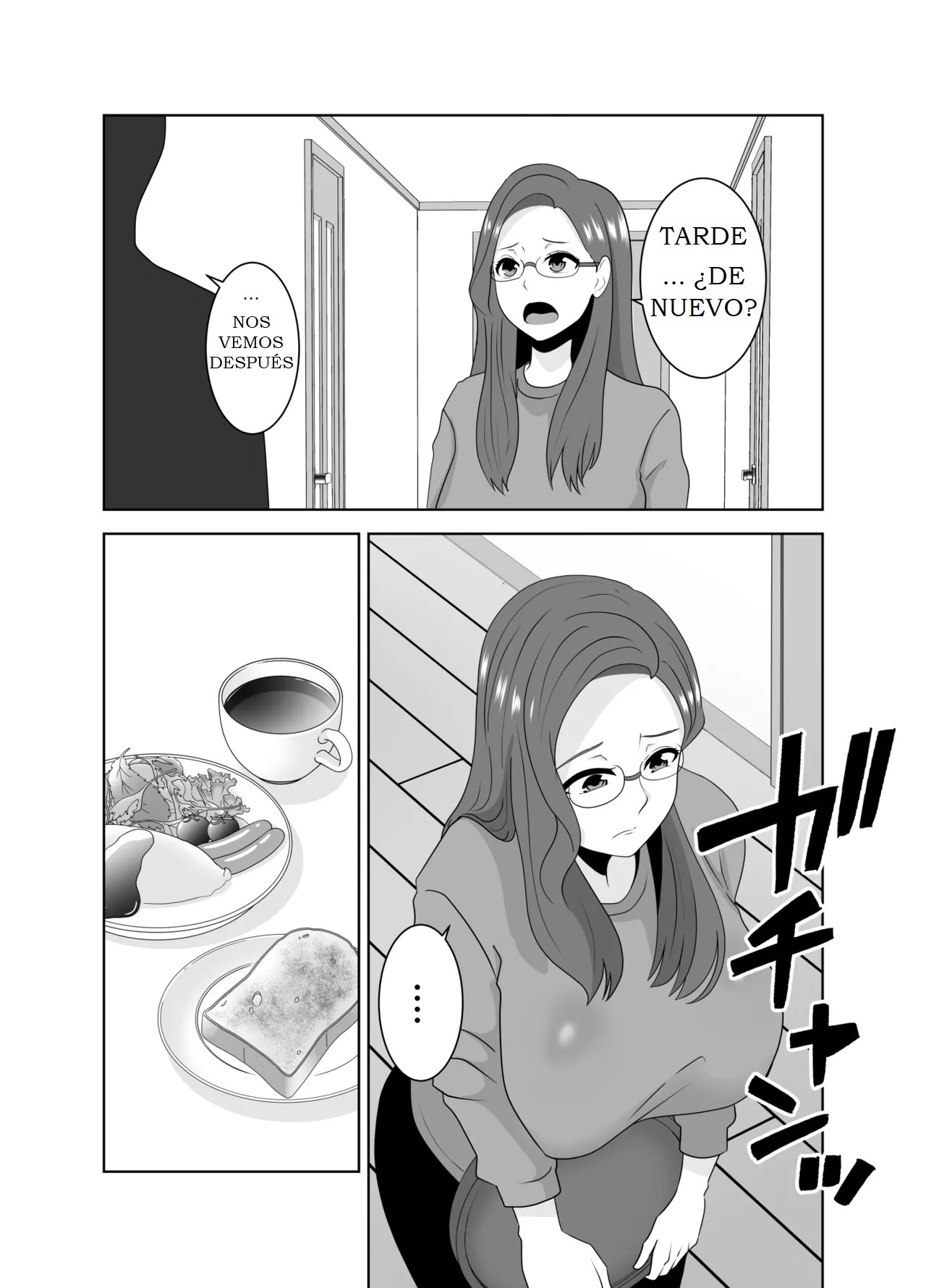 [Studio Macaron (Moeyama P-Man)] Katei Kyoushi no Dekachin ni Ochiru Haha - LA MADRE QUE SE ENAMORA DEL GRAN PENE DEL TUTOR - Page 9