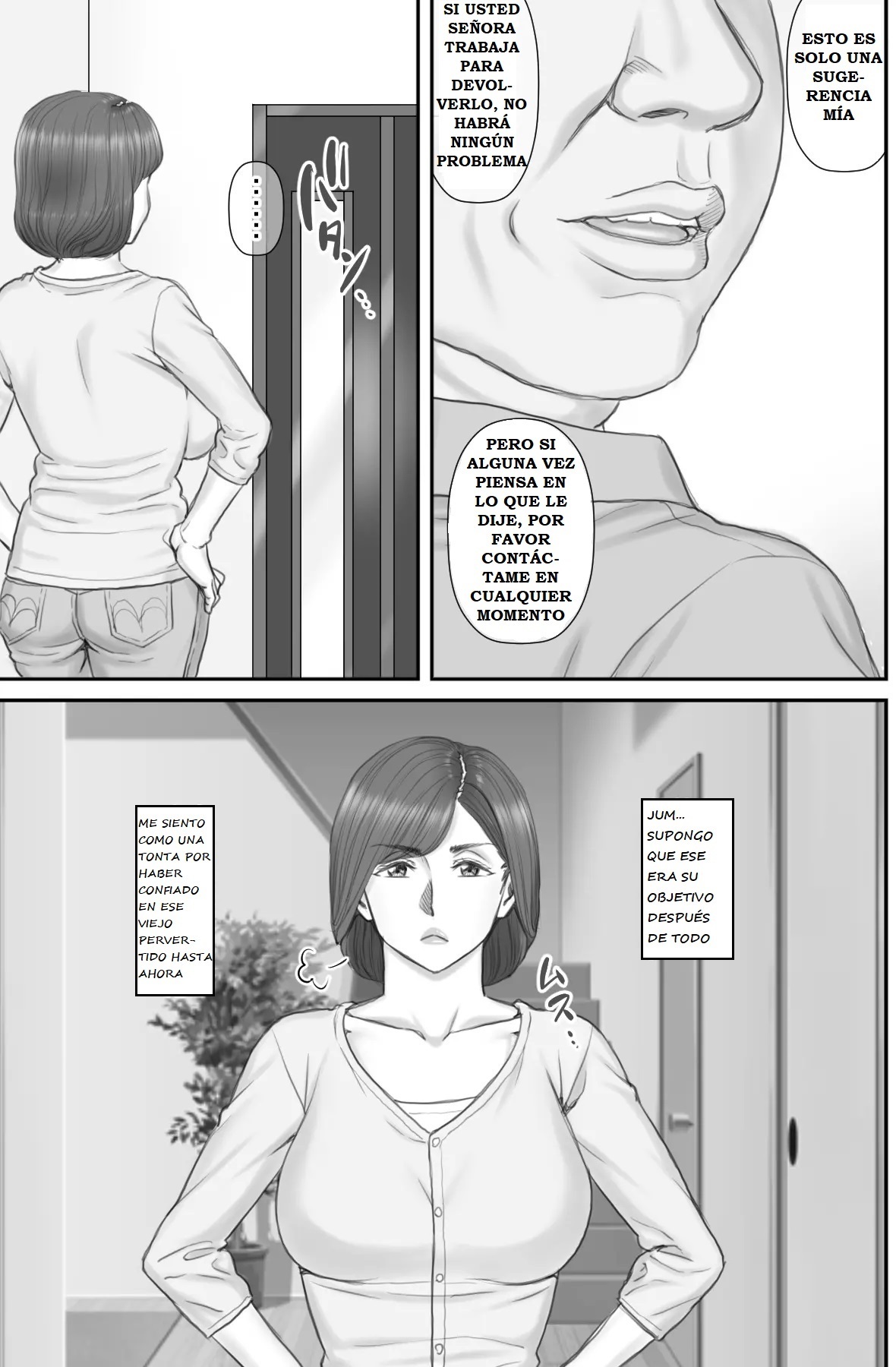 [Ponkotsu Damashii] Netorare Shakkin Tsuma ~Kiken na Koushou Hen~ - ESPOSA ENGAÑADA POR DEUDAS ~CAPITULO DE LA NEGOCIACIÓN PELIGROSA~ - Page 17