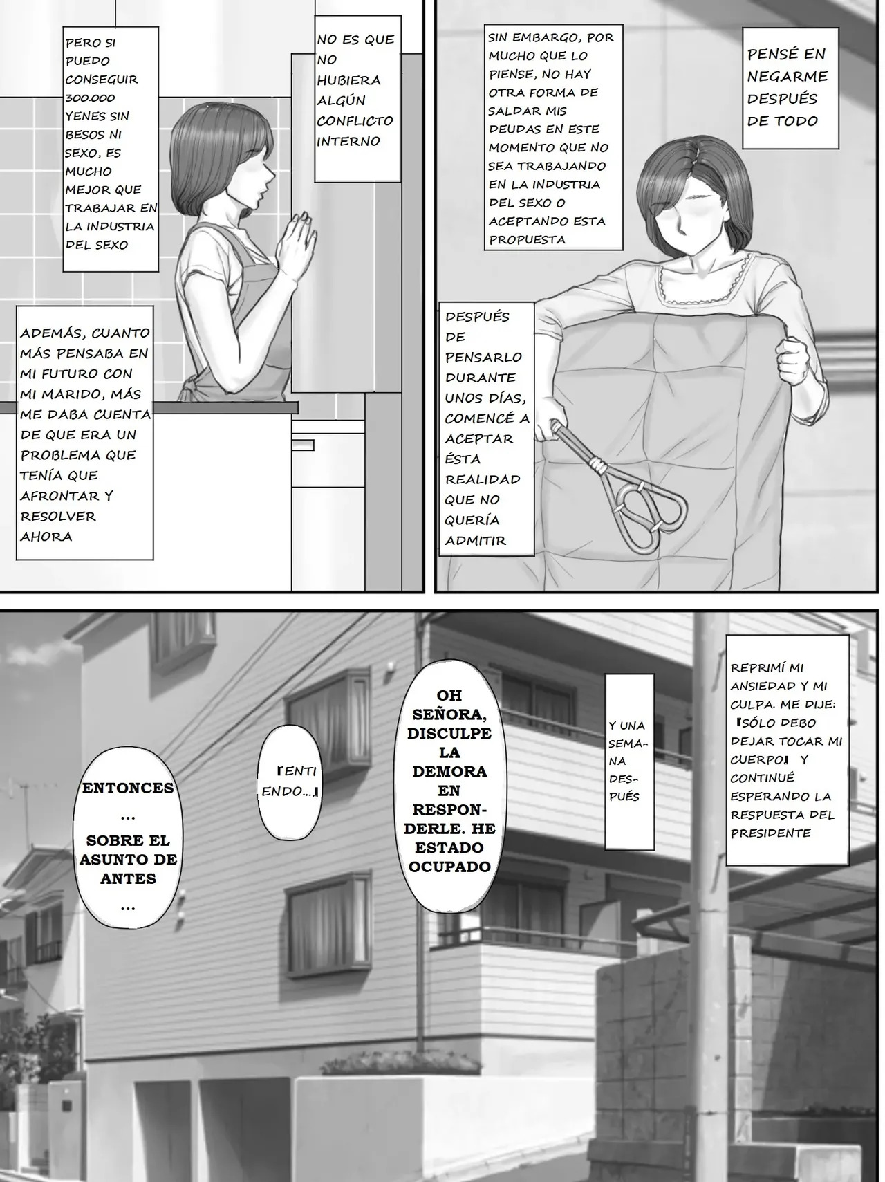 [Ponkotsu Damashii] Netorare Shakkin Tsuma ~Kiken na Koushou Hen~ - ESPOSA ENGAÑADA POR DEUDAS ~CAPITULO DE LA NEGOCIACIÓN PELIGROSA~ - Page 23