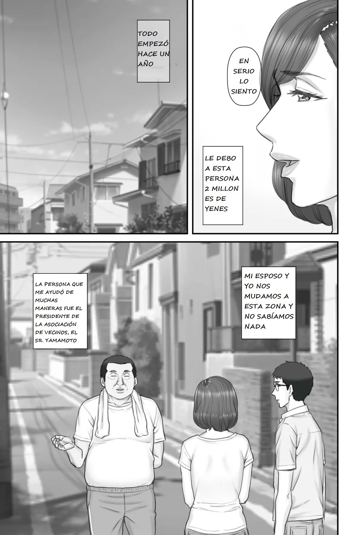 [Ponkotsu Damashii] Netorare Shakkin Tsuma ~Kiken na Koushou Hen~ - ESPOSA ENGAÑADA POR DEUDAS ~CAPITULO DE LA NEGOCIACIÓN PELIGROSA~ - Page 9