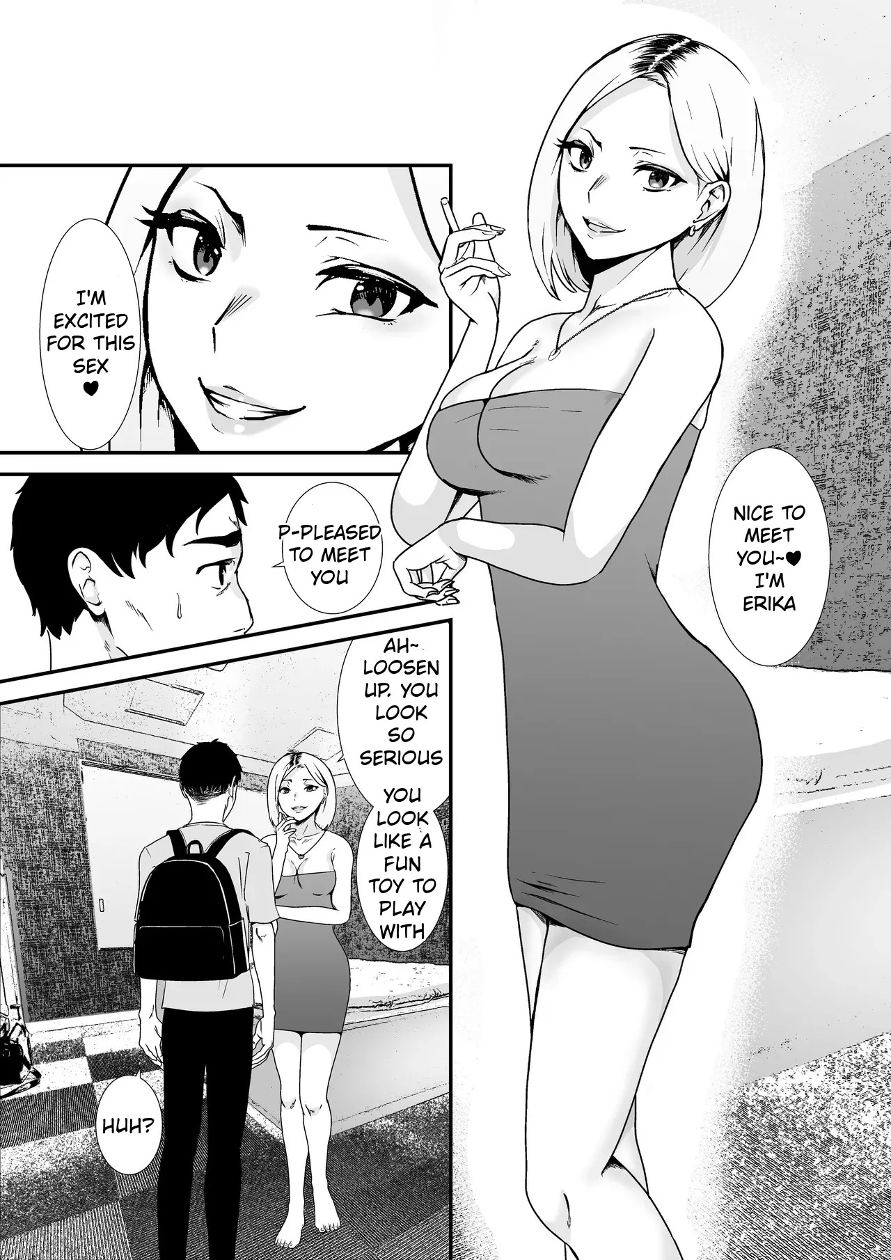 [Hachi Mega] Fuufu Koukan Matching Appli ~DQN na Hitozuma ni Nakadashi Houshi~ [Digital] [English] - Page 8