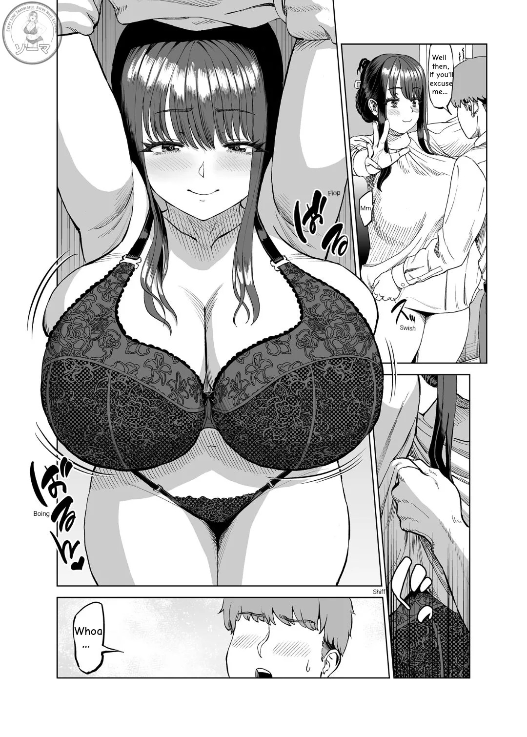 [R Koubou (Ruzi)] Tomodachi no Okaa-san ni Sasowarete... Onsen Ryokou Shichaimashita | My Friend's Mom Invited Me... On a Hot Spring Trip [English] [Project Sōma] [Digital] [Decensored] - Page 9