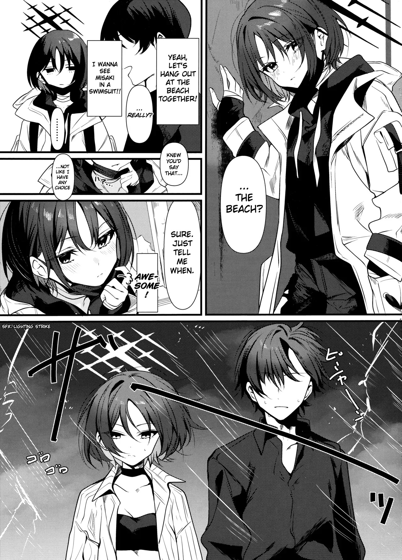 (C106) [One and Only (Tonomiya)] Misaki to Ecchi suru dake | I Want To Have Sex With Misaki (Blue Archive)[English][MTL] - Page 2