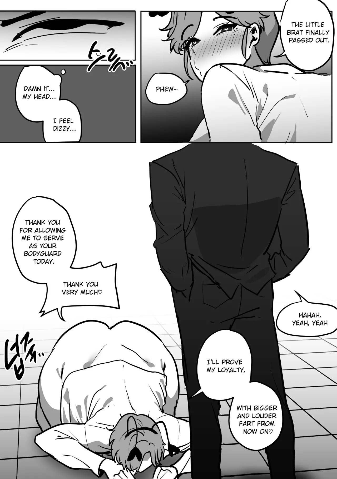 [Cool-headed bodyguard's vulgar brainwashing] 냉철한 보디가드 천박세뇌 - Page 9