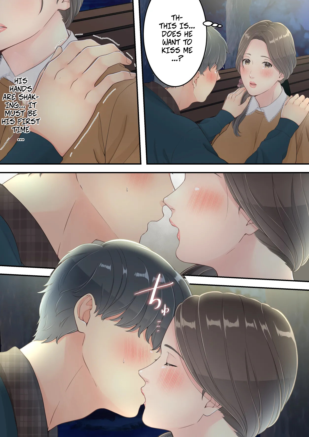 [Yuriko Club] Matomo na Okaa-san ga Musuko to Onaidoshi na Otokonoko to Amaama Furin Ryokou shichau Hanashi | A Normal Mother Goes on a Sweet Affair Trip With a Boy the Same Age as Her Son [English] - Page 28