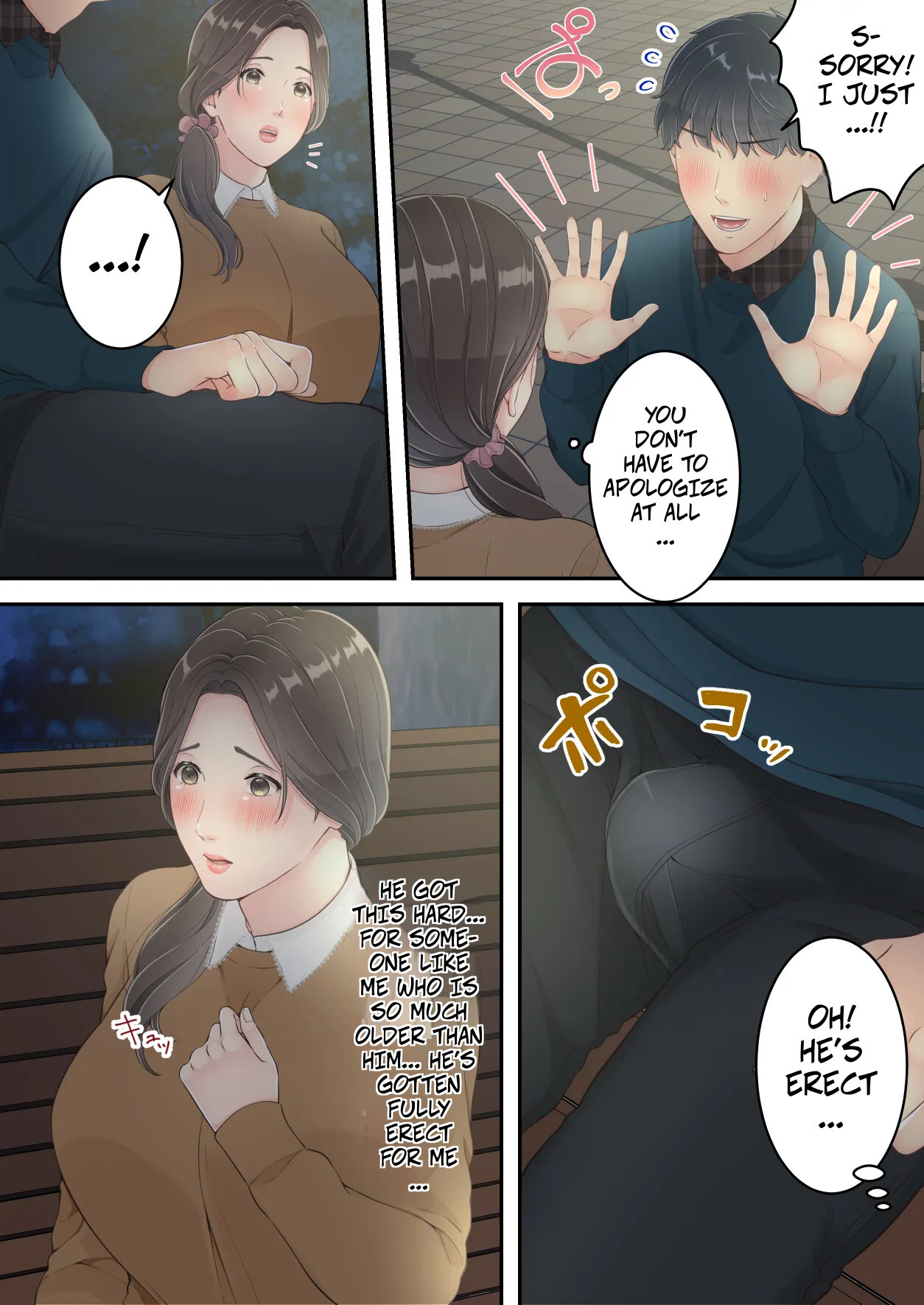 [Yuriko Club] Matomo na Okaa-san ga Musuko to Onaidoshi na Otokonoko to Amaama Furin Ryokou shichau Hanashi | A Normal Mother Goes on a Sweet Affair Trip With a Boy the Same Age as Her Son [English] - Page 29