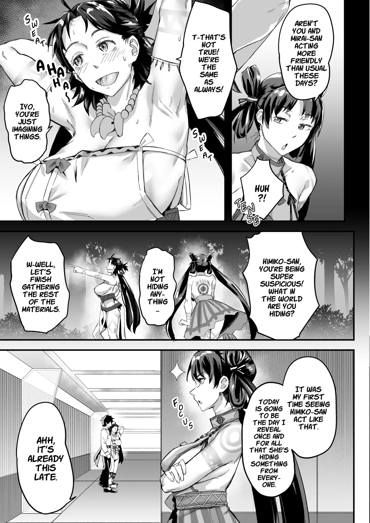 [Chabanchabancha (Inari Bancha)] Mirai-kun no Onegai o Kotowarenai Himiko-sama 2 - Iyo Hen (FateGrand Order) [Digital] [English] [hardcase8translates] - Page 4