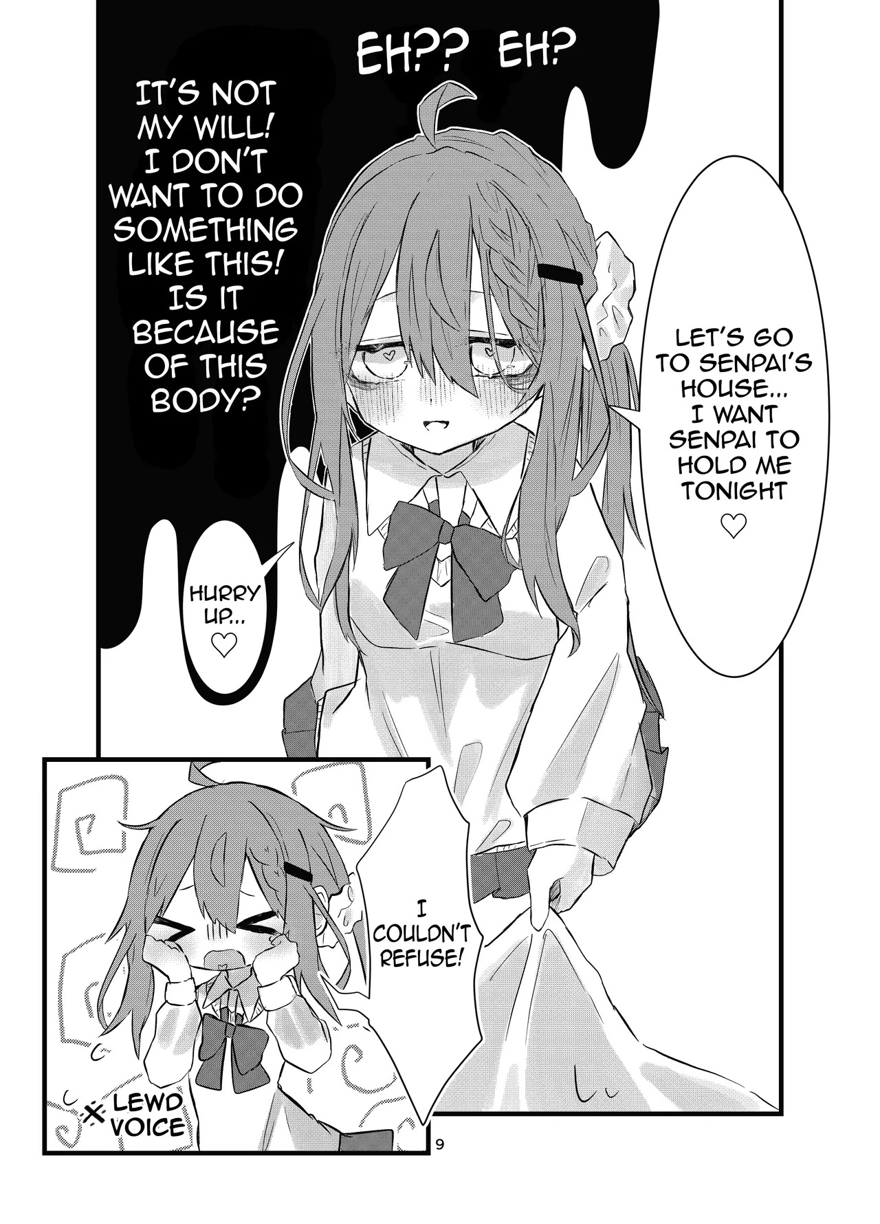 [Silver Snow (Shirayuki)] Gakkou de Suki na Hito ni Natte Tsunda Hanashi | A story about turning into my crush at school and being stuck in her body [English] [meganekun_tl] [Digital] - Page 9
