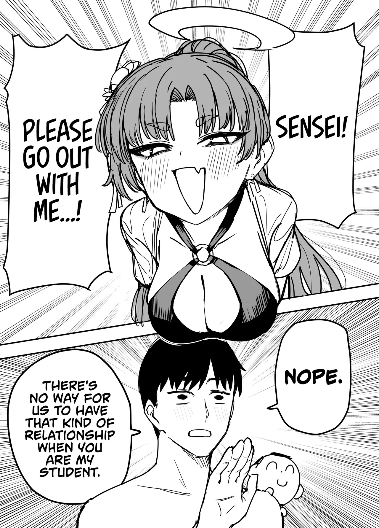 [Putama] Zenryoku! Kadenokouji | Don't hold back! Miss Kadenokouji (Blue Archive) [English] [TheWhiteLine] - Page 2