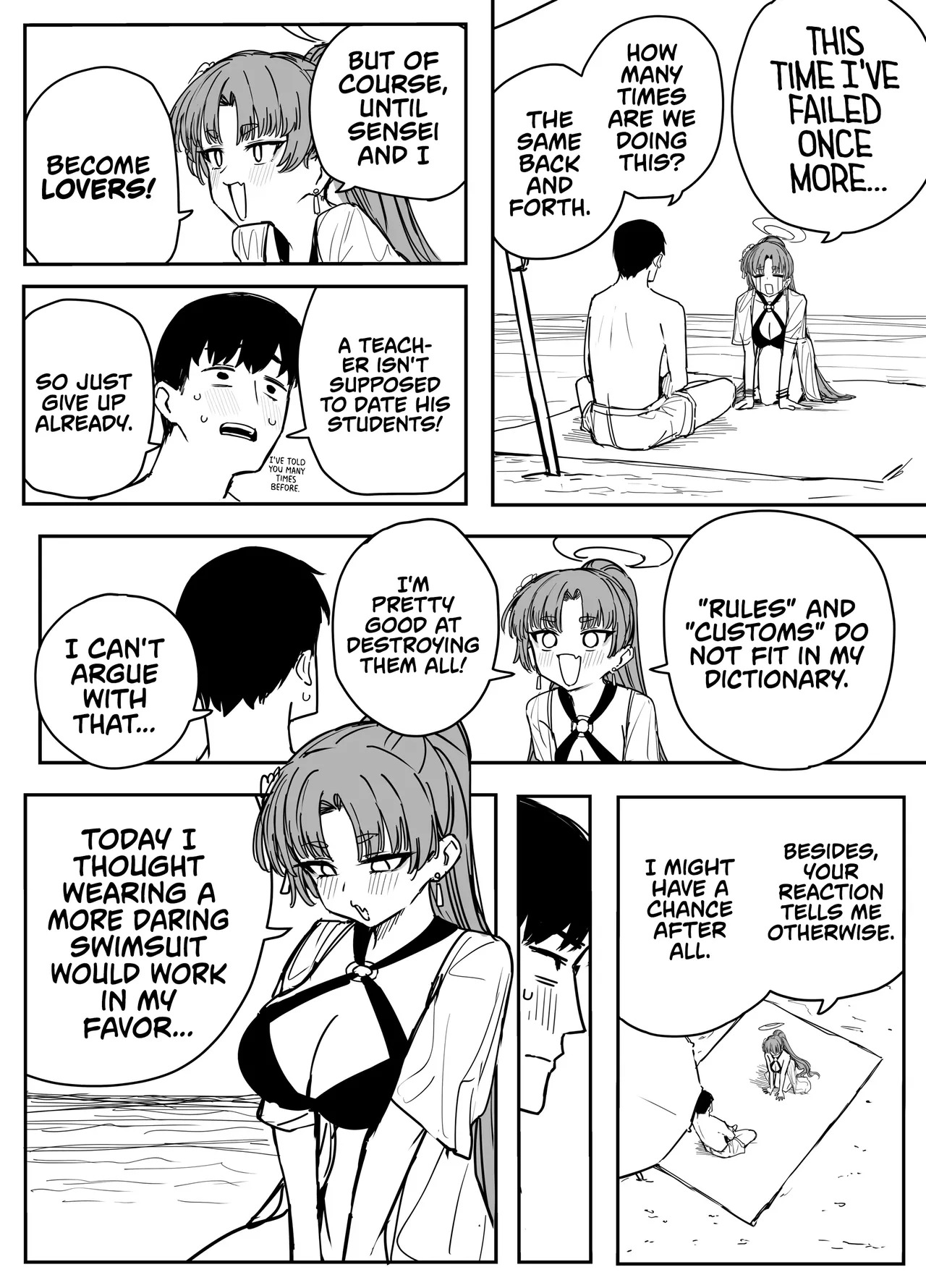 [Putama] Zenryoku! Kadenokouji | Don't hold back! Miss Kadenokouji (Blue Archive) [English] [TheWhiteLine] - Page 3