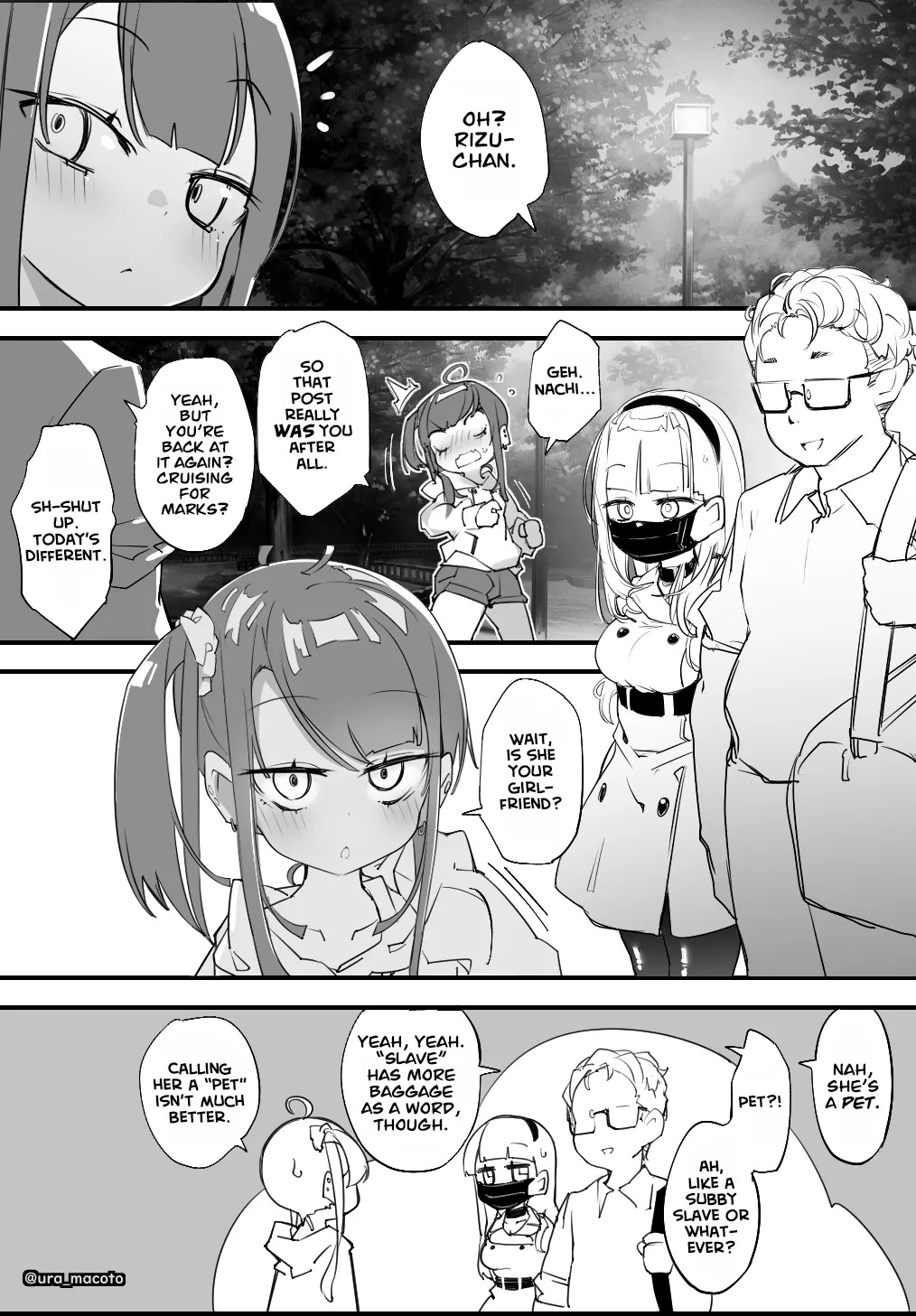 [ura_macoto] The Taming of the Gyaru [ヤンキー◯女逆襲お仕置き+ヤンキー少女VS変態マゾ少女～◯制露出連行 +ヤンキー少女VS変態マゾ少女～公衆男子トイレ〇〇晒し責め] - Page 45