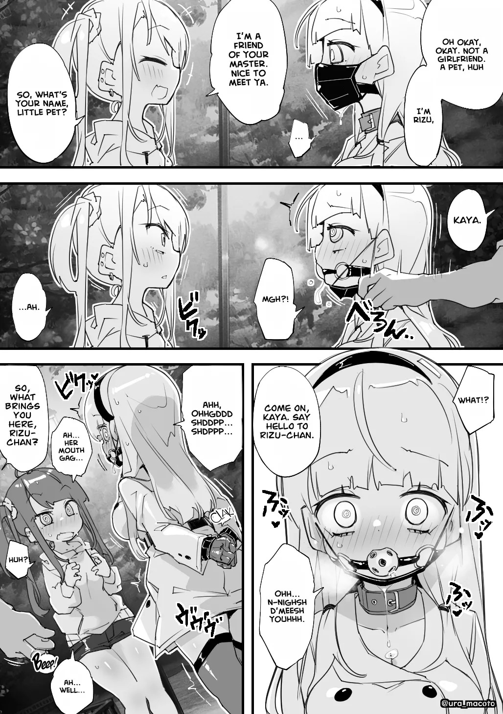 [ura_macoto] The Taming of the Gyaru [ヤンキー◯女逆襲お仕置き+ヤンキー少女VS変態マゾ少女～◯制露出連行 +ヤンキー少女VS変態マゾ少女～公衆男子トイレ〇〇晒し責め] - Page 46
