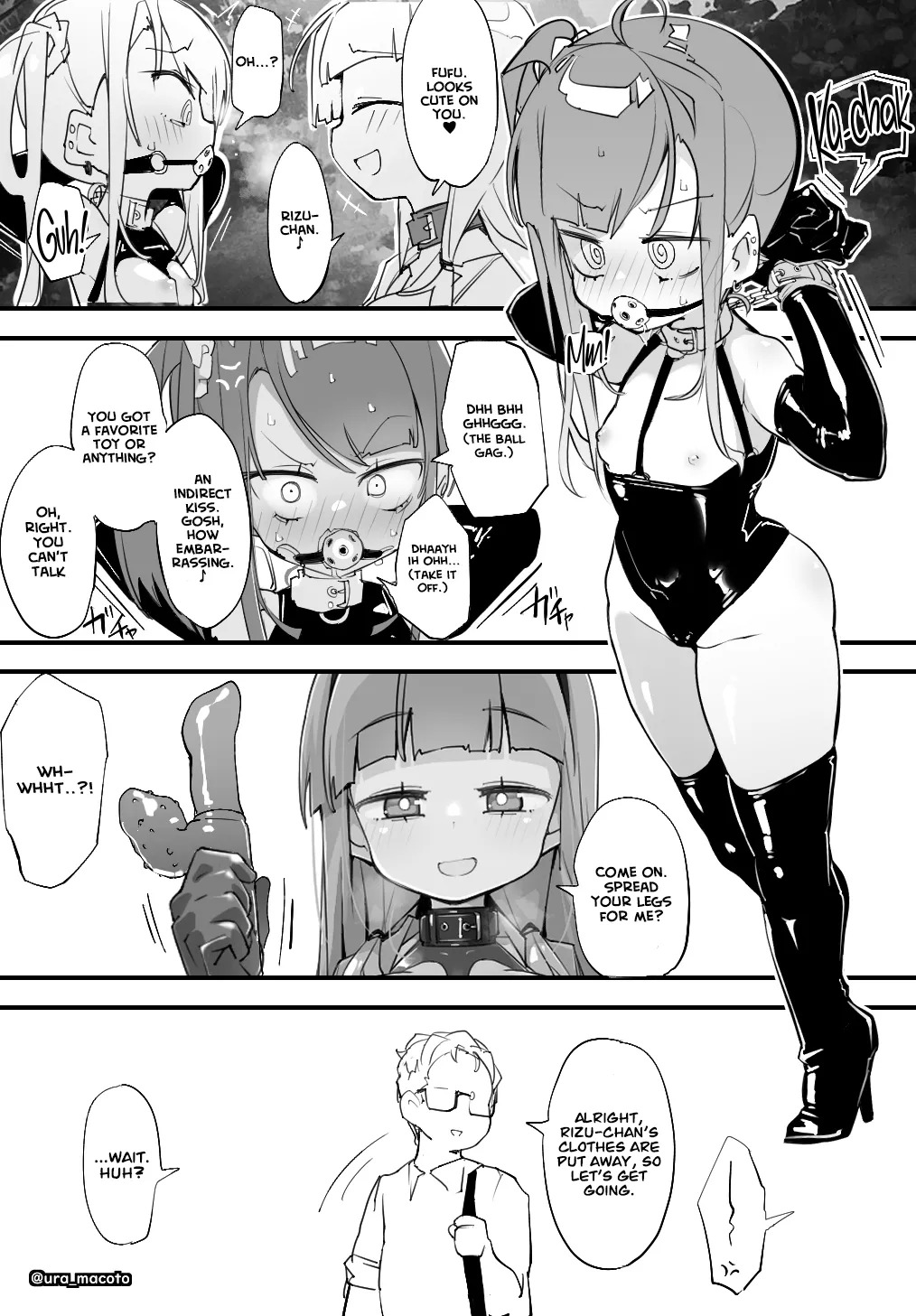 [ura_macoto] The Taming of the Gyaru [ヤンキー◯女逆襲お仕置き+ヤンキー少女VS変態マゾ少女～◯制露出連行 +ヤンキー少女VS変態マゾ少女～公衆男子トイレ〇〇晒し責め] - Page 49