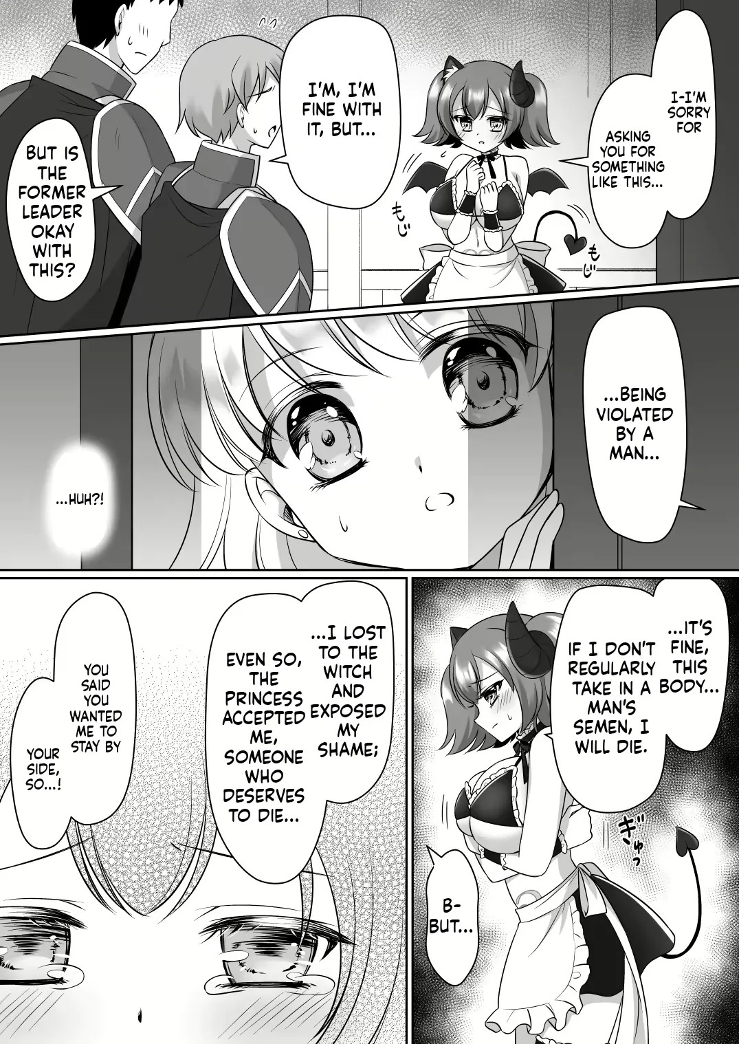 [Amuai Okashi Seisakusho (Namamugi, Kagura kurumi)] Shinjite Okuridashita Kishi-sama ga Yowayowa Bakunyuu Succubus ni Natte Kaettekuru nante... [English] [MTL] - Page 20