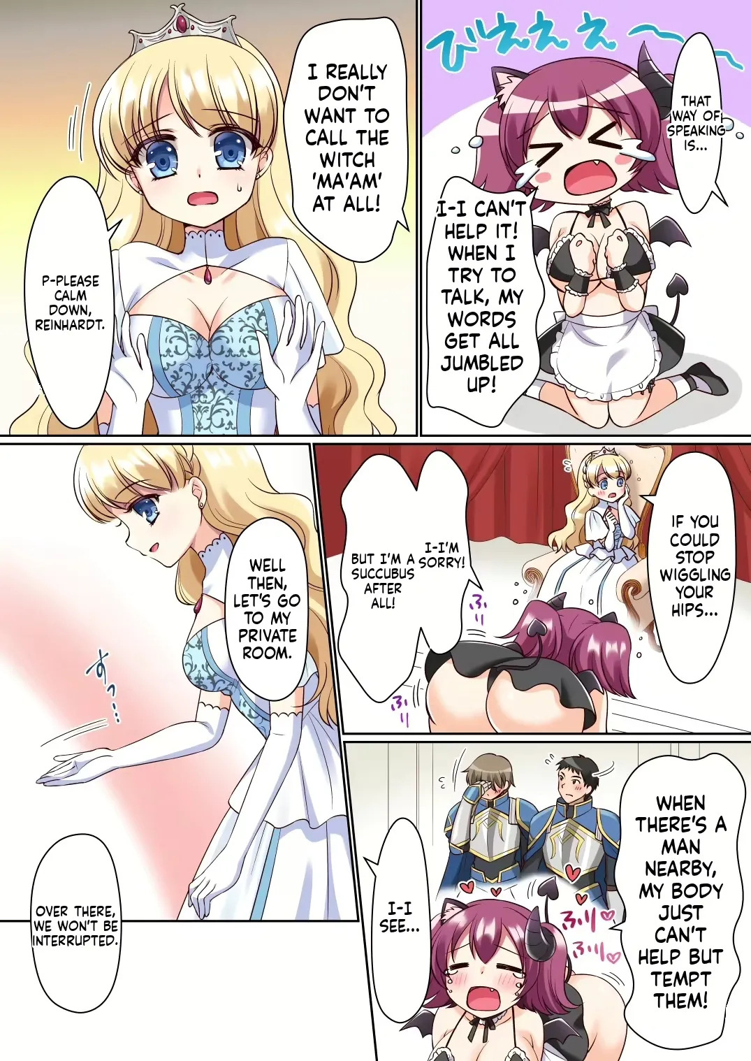 [Amuai Okashi Seisakusho (Namamugi, Kagura kurumi)] Shinjite Okuridashita Kishi-sama ga Yowayowa Bakunyuu Succubus ni Natte Kaettekuru nante... [English] [MTL] - Page 7