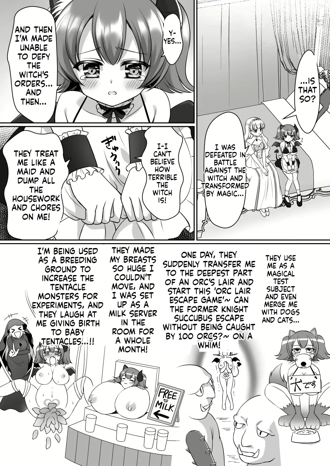 [Amuai Okashi Seisakusho (Namamugi, Kagura kurumi)] Shinjite Okuridashita Kishi-sama ga Yowayowa Bakunyuu Succubus ni Natte Kaettekuru nante... [English] [MTL] - Page 8