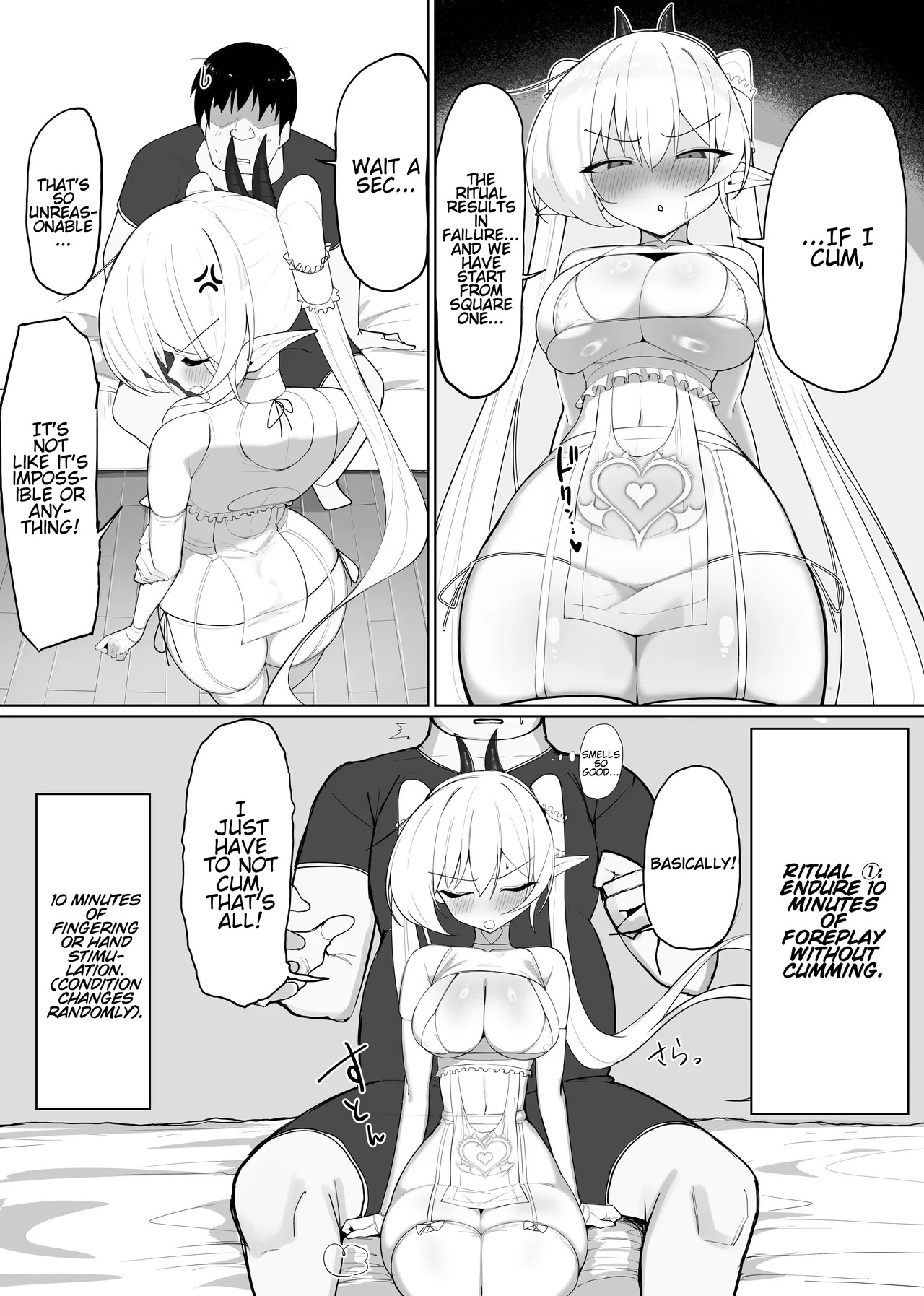 [Osinobu no Yakata (Oshinobu)] Atashi no Ejiki ni Narinasai! 2 | Fall Prey To A Succubus! 2 [English][karaqis] - Page 43