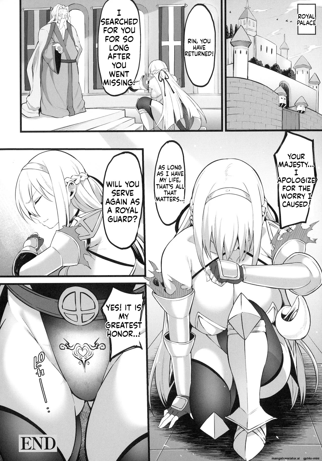 [Harufumi] Female paladin Lynn ~Orc Shinkou nite Haiboku~ - Page 20
