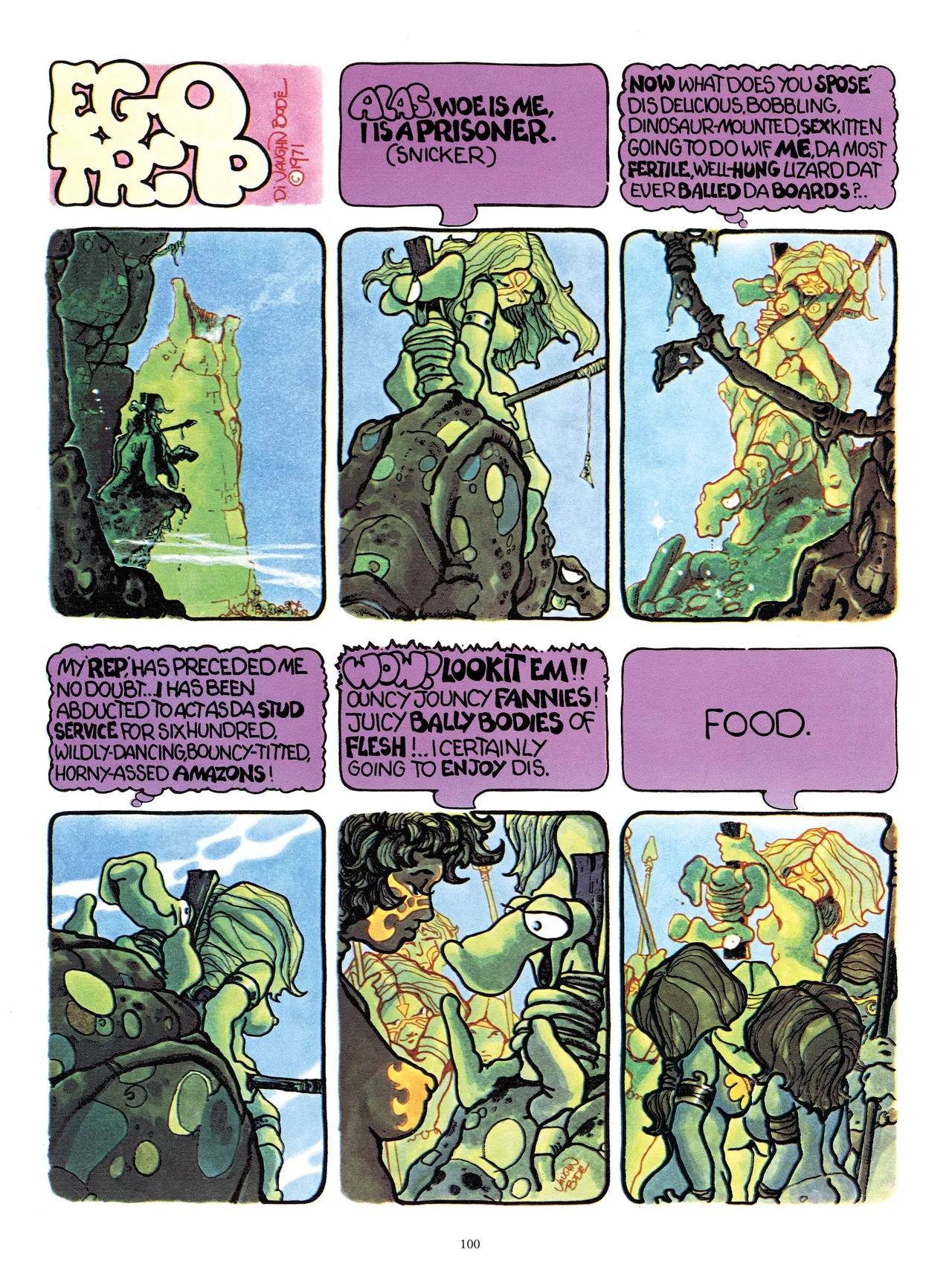 [Vaughn Bodé] Vaughn Bode’s Complete Deadbone Erotica - Page 100