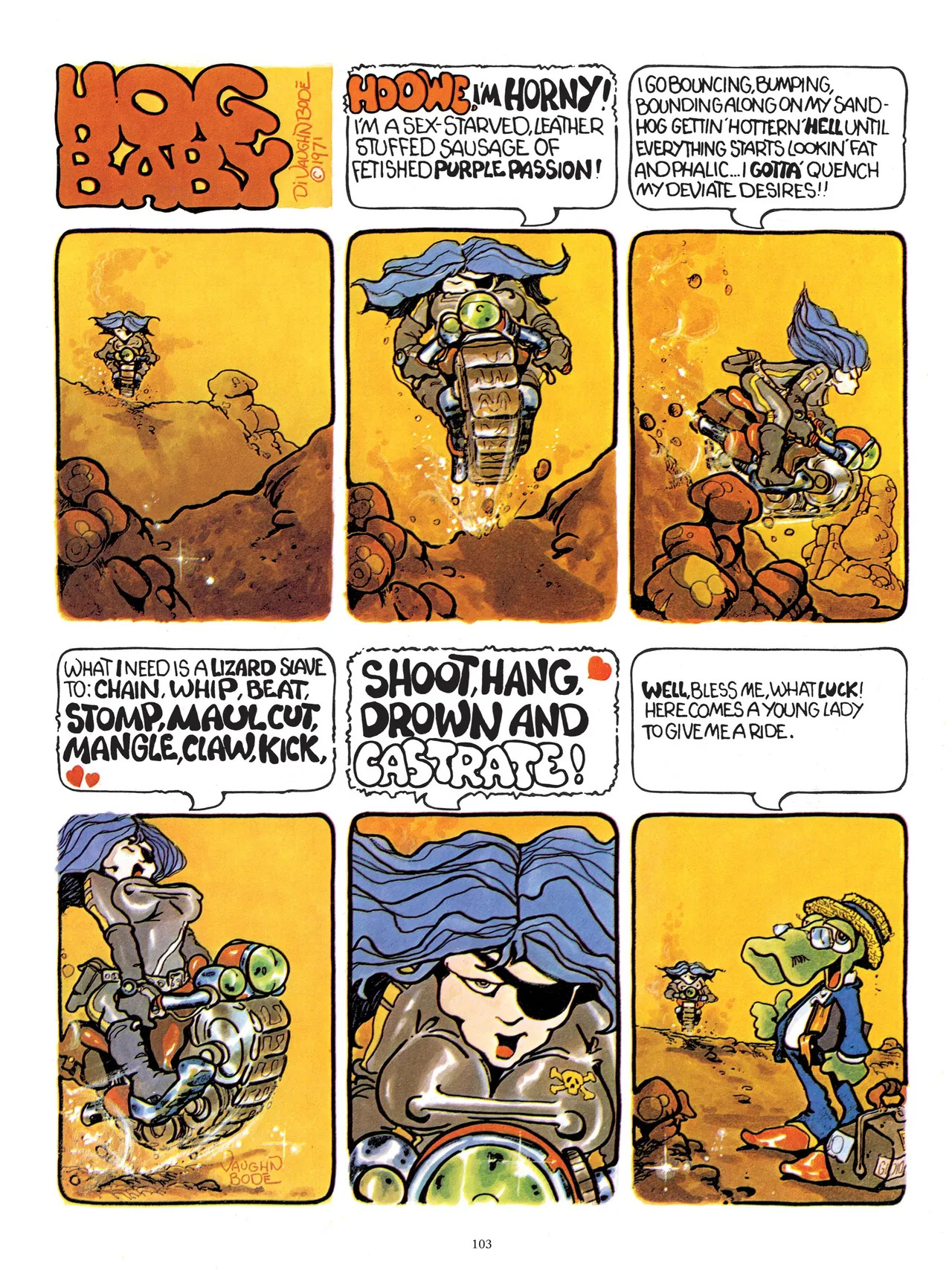 [Vaughn Bodé] Vaughn Bode’s Complete Deadbone Erotica - Page 103
