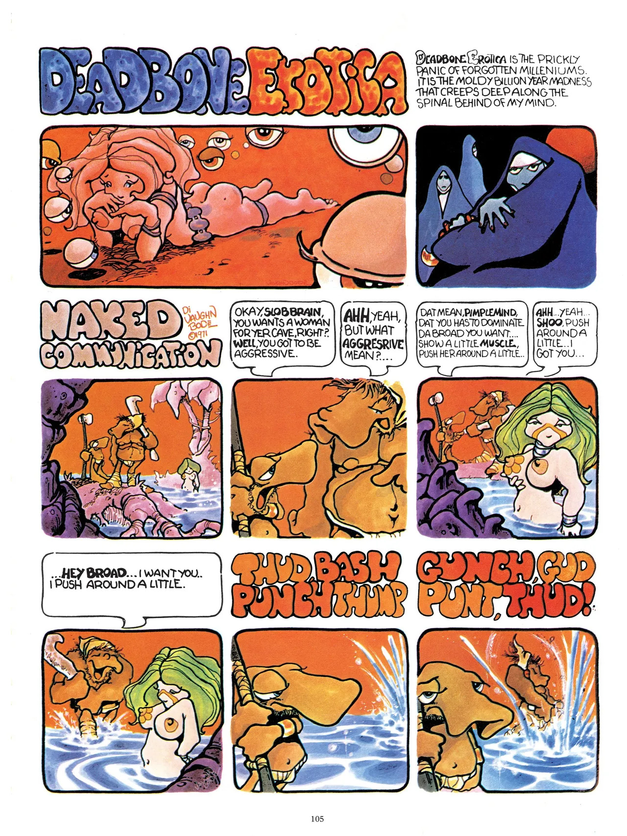 [Vaughn Bodé] Vaughn Bode’s Complete Deadbone Erotica - Page 105