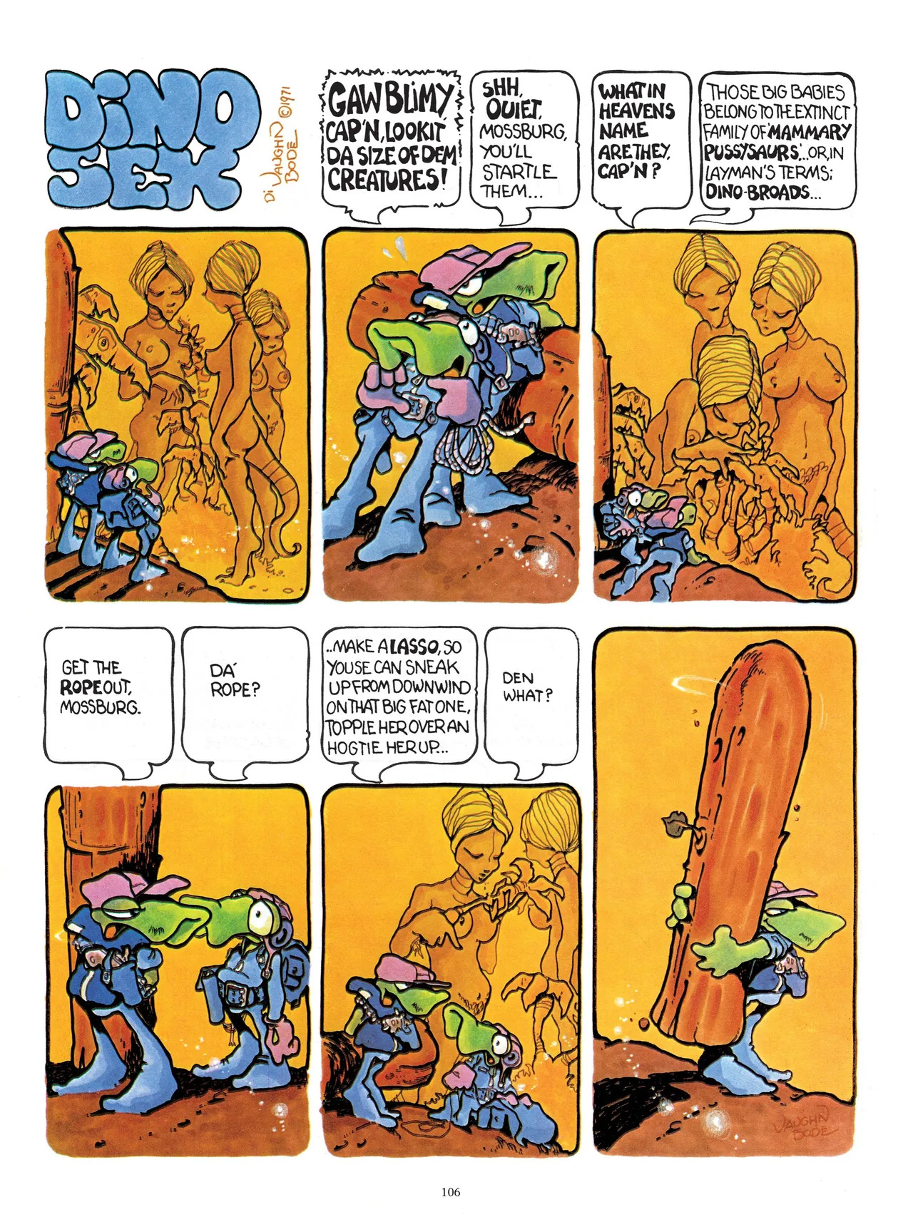 [Vaughn Bodé] Vaughn Bode’s Complete Deadbone Erotica - Page 106