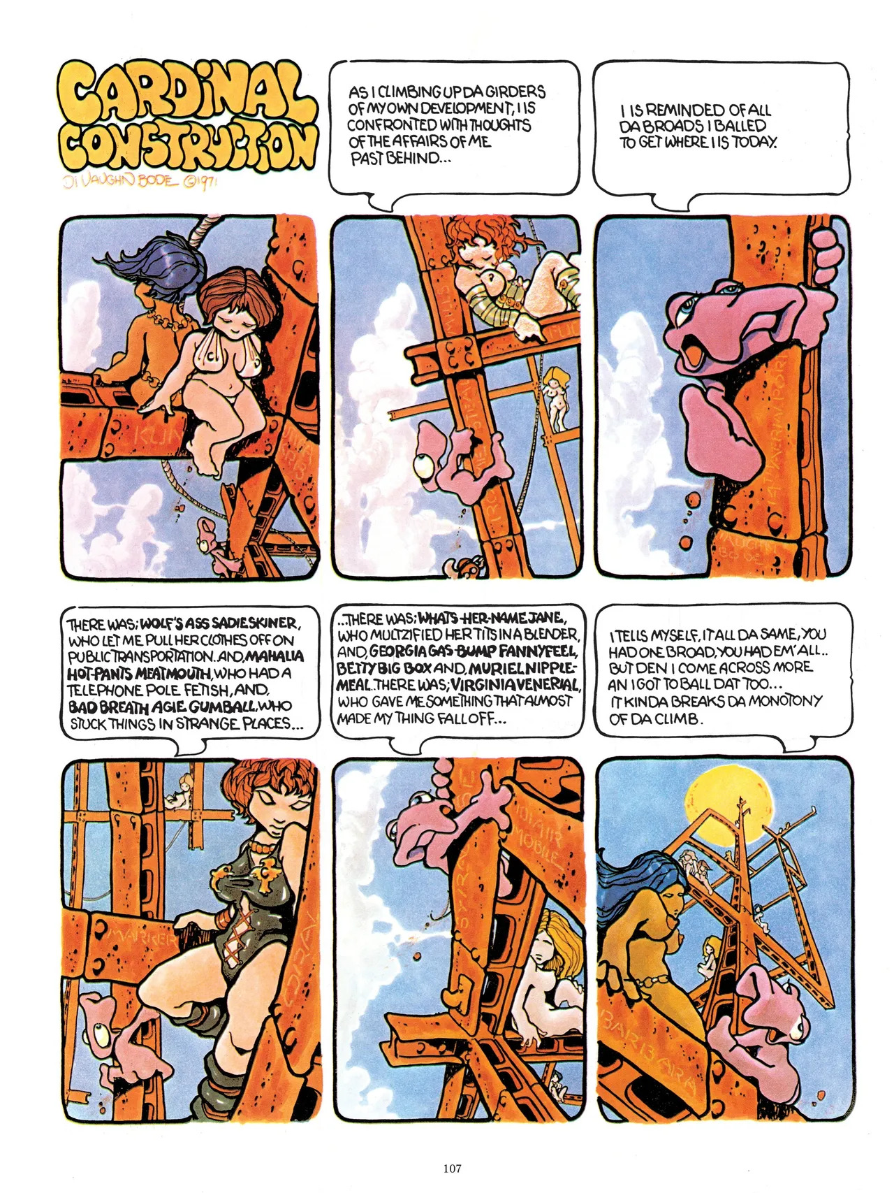 [Vaughn Bodé] Vaughn Bode’s Complete Deadbone Erotica - Page 107