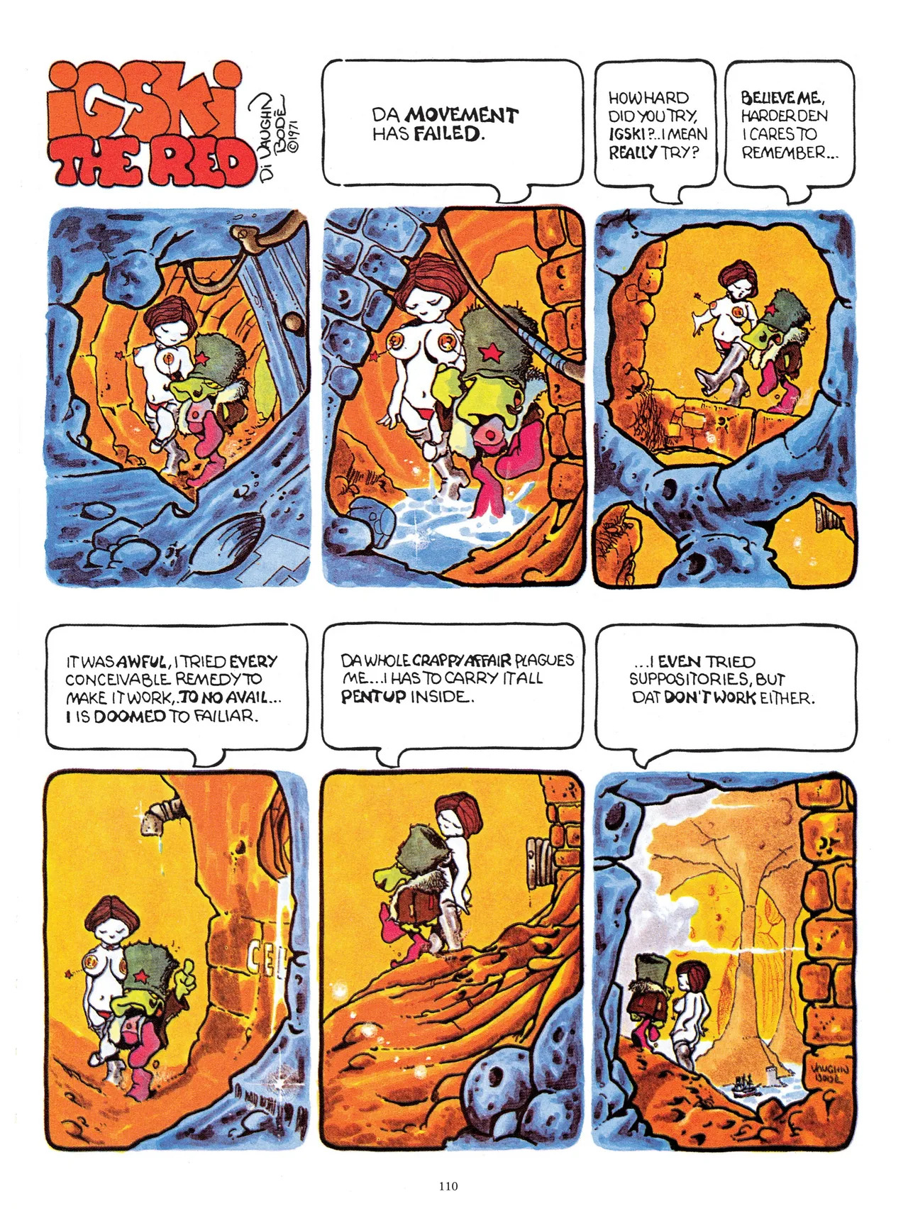 [Vaughn Bodé] Vaughn Bode’s Complete Deadbone Erotica - Page 110