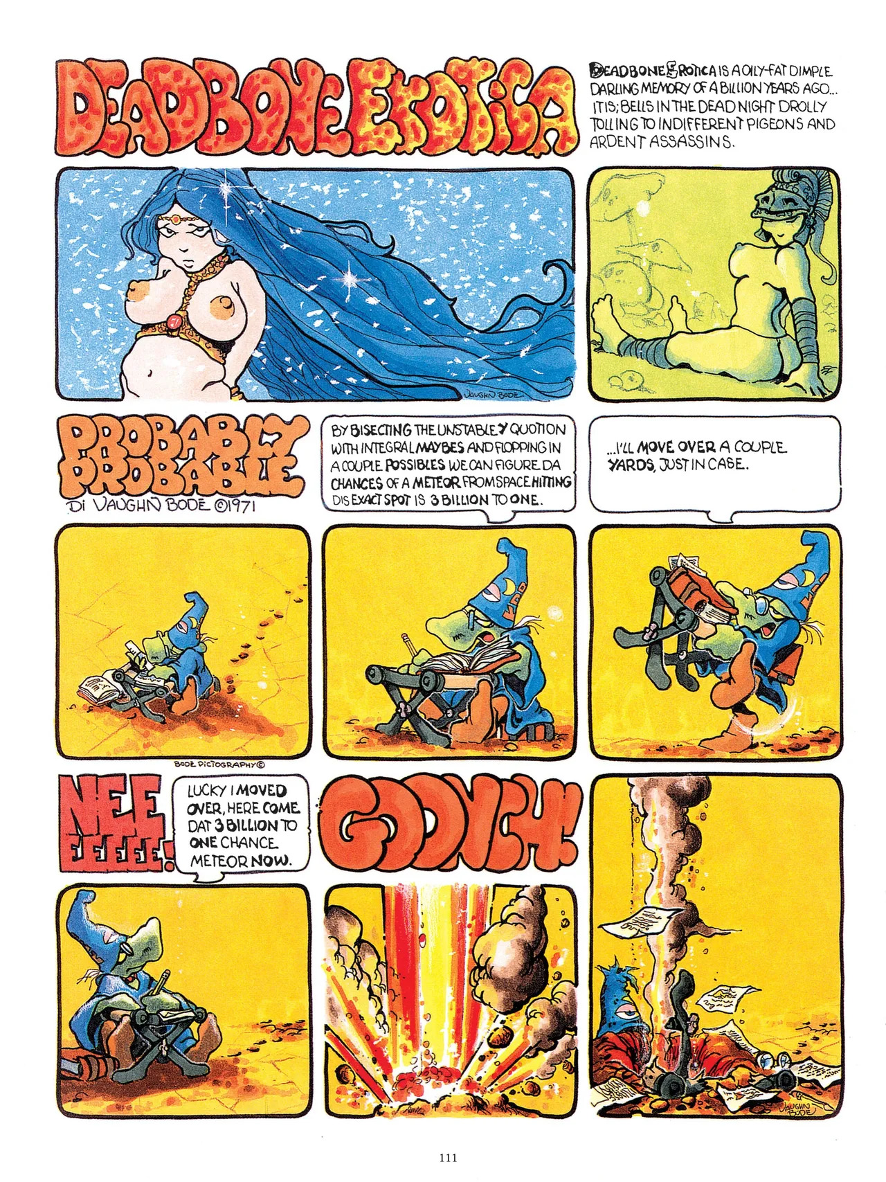 [Vaughn Bodé] Vaughn Bode’s Complete Deadbone Erotica - Page 111