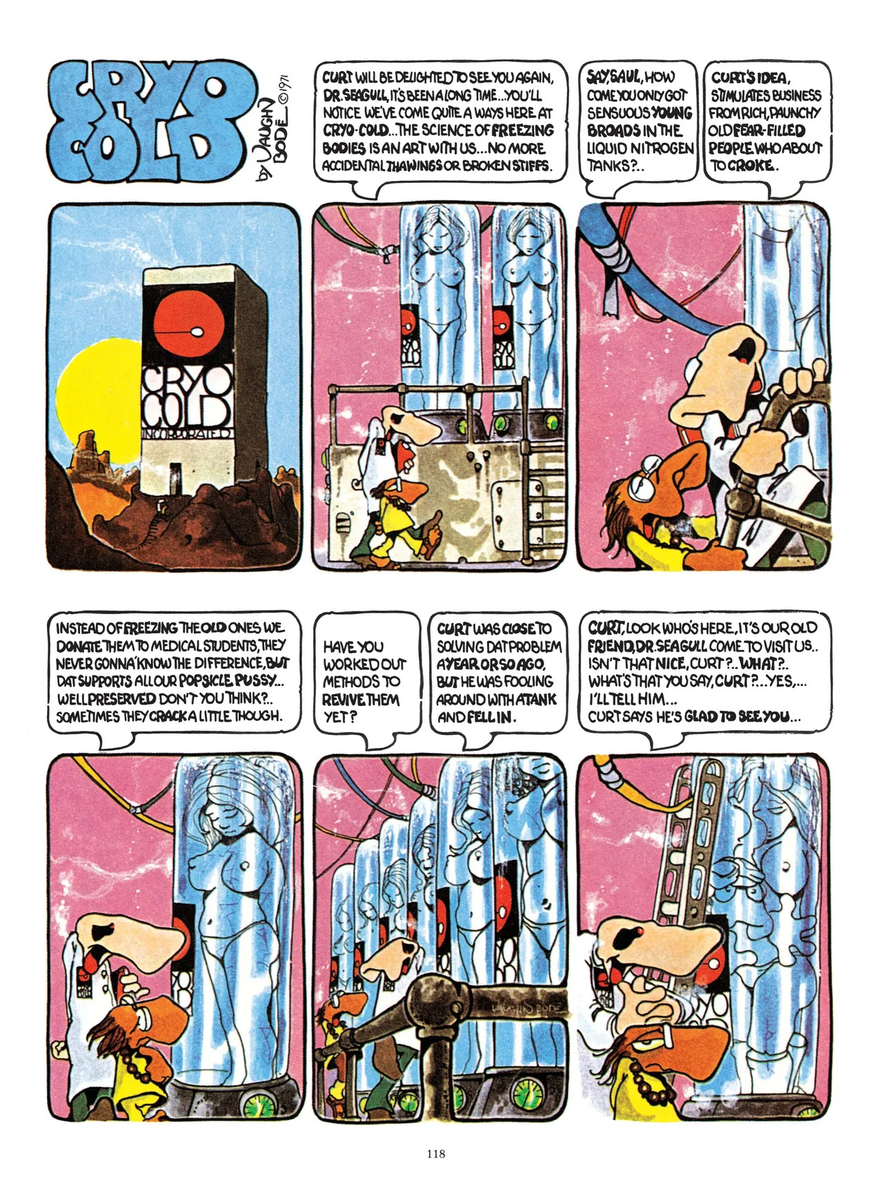 [Vaughn Bodé] Vaughn Bode’s Complete Deadbone Erotica - Page 118