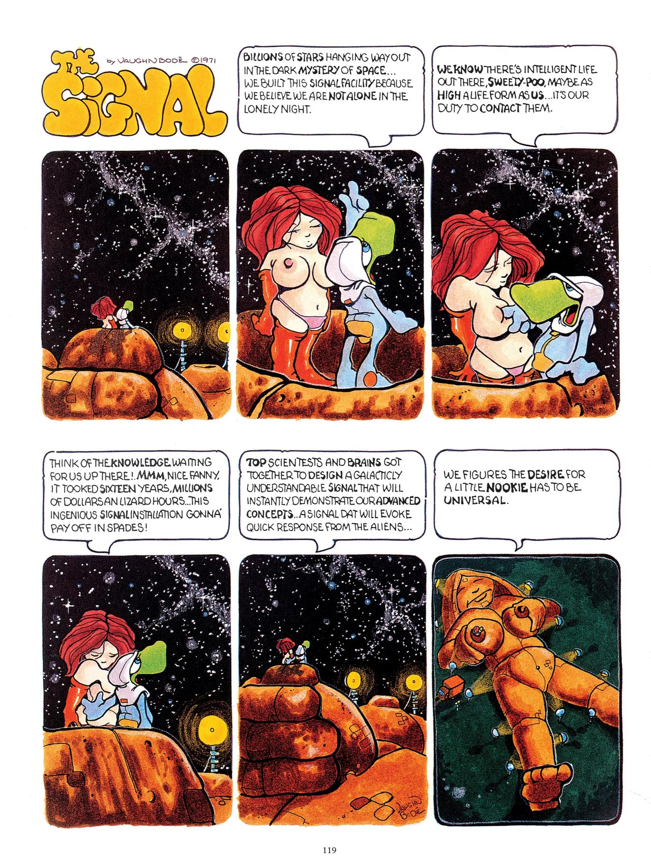 [Vaughn Bodé] Vaughn Bode’s Complete Deadbone Erotica - Page 119