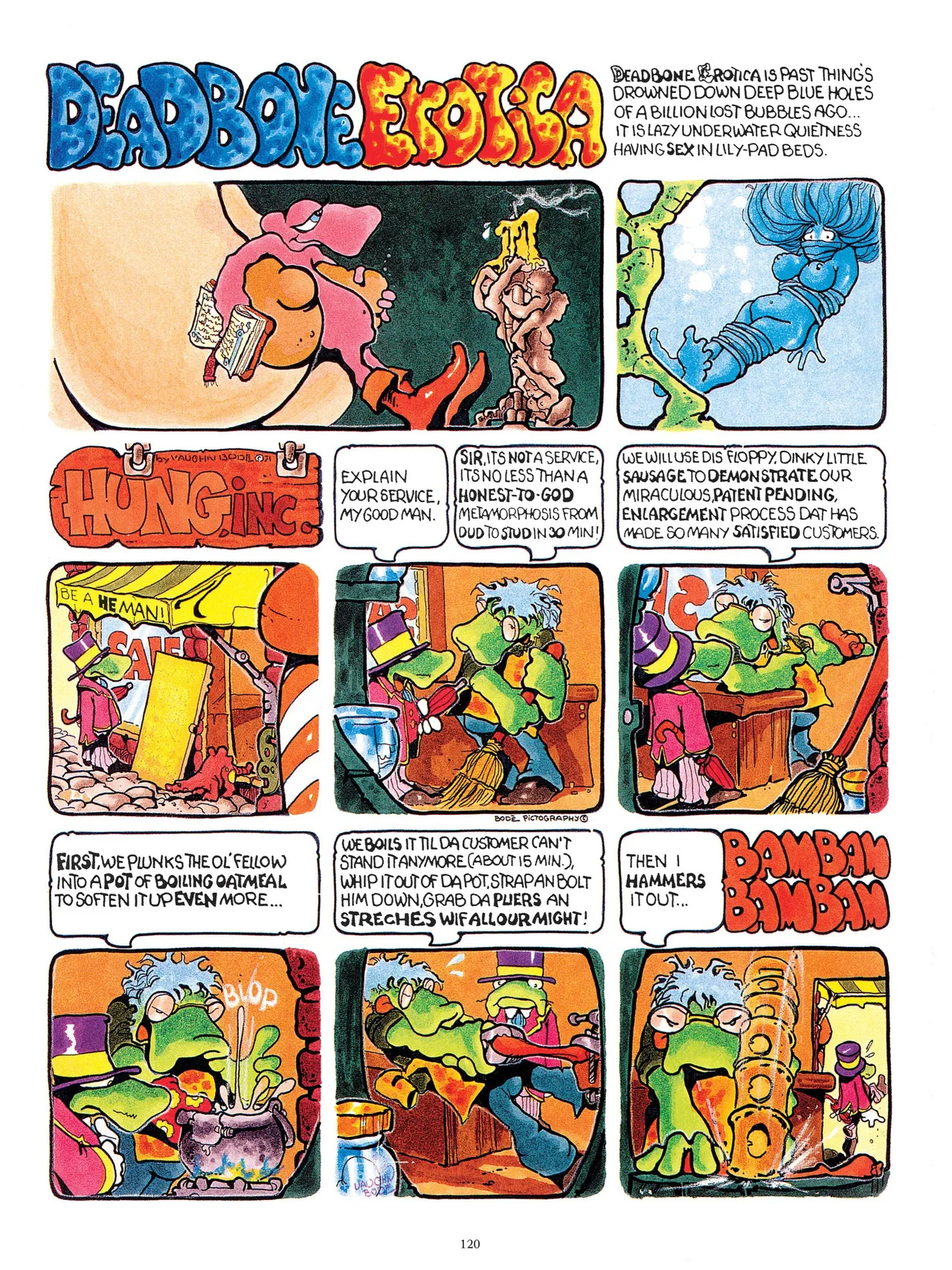 [Vaughn Bodé] Vaughn Bode’s Complete Deadbone Erotica - Page 120