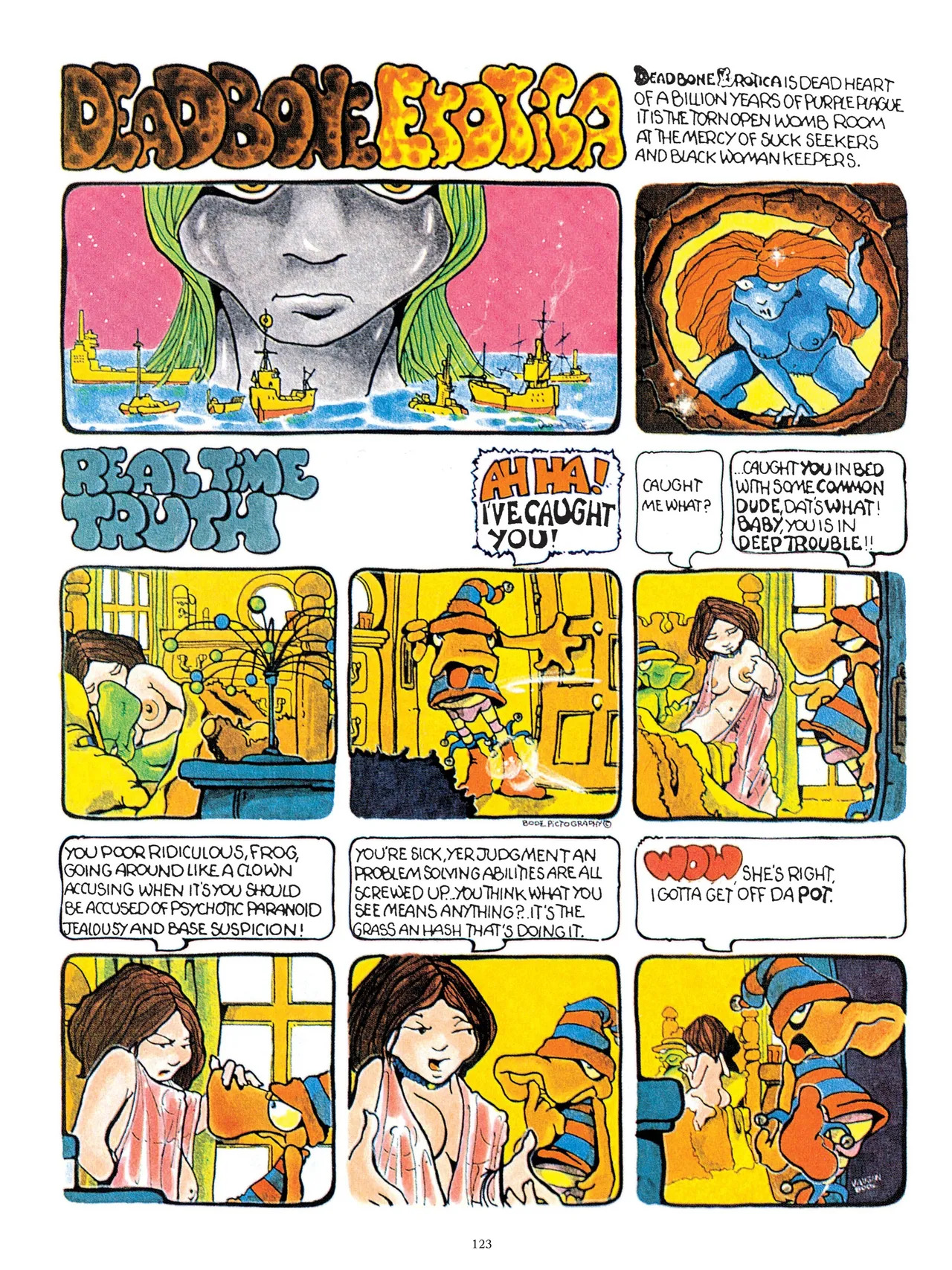 [Vaughn Bodé] Vaughn Bode’s Complete Deadbone Erotica - Page 123