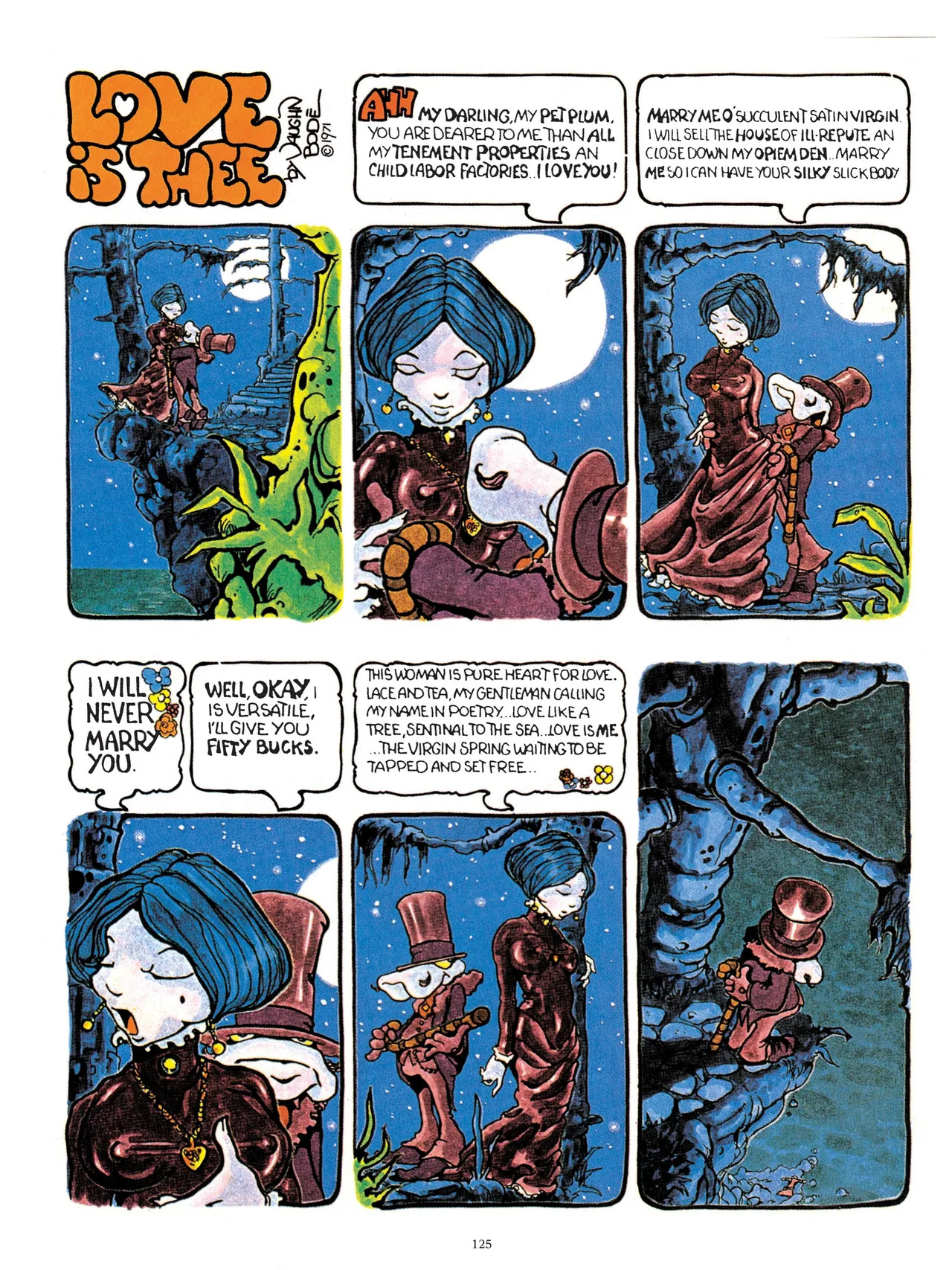 [Vaughn Bodé] Vaughn Bode’s Complete Deadbone Erotica - Page 125