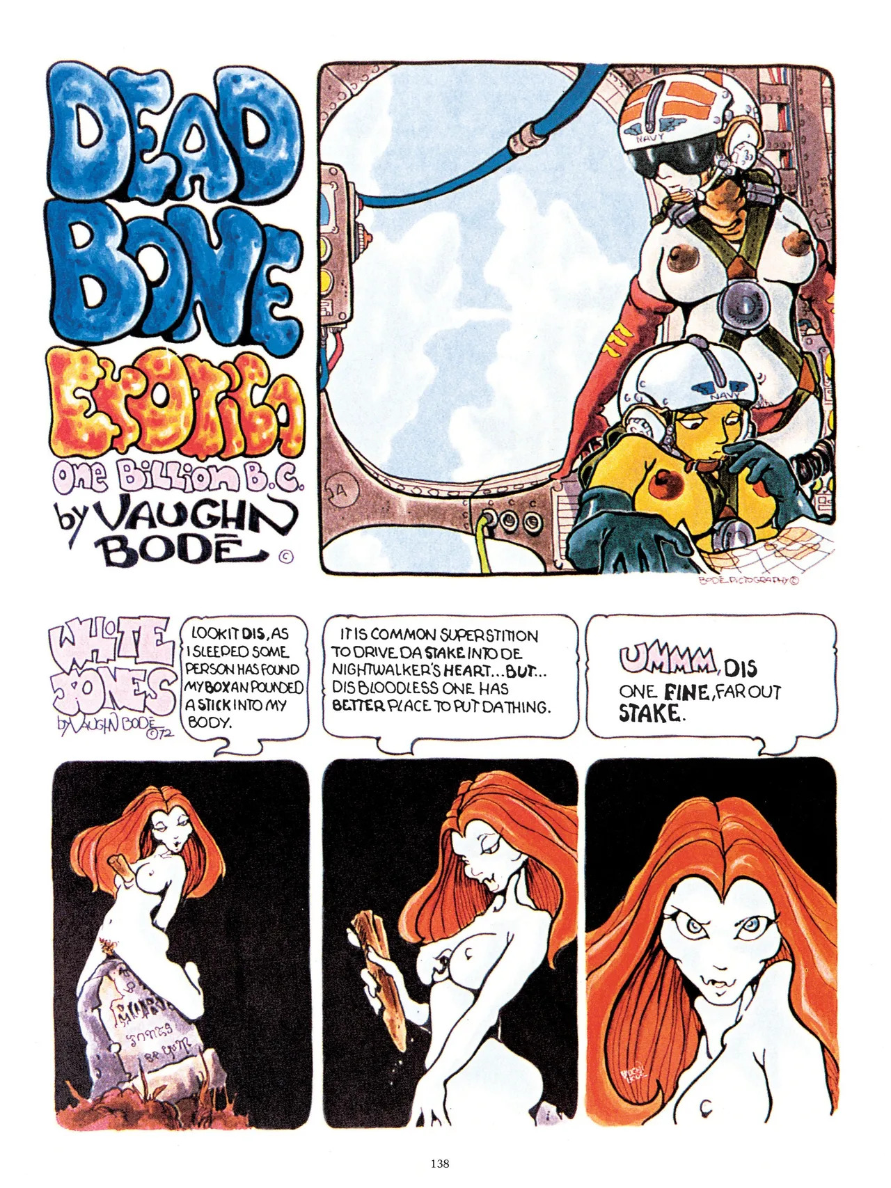 [Vaughn Bodé] Vaughn Bode’s Complete Deadbone Erotica - Page 138