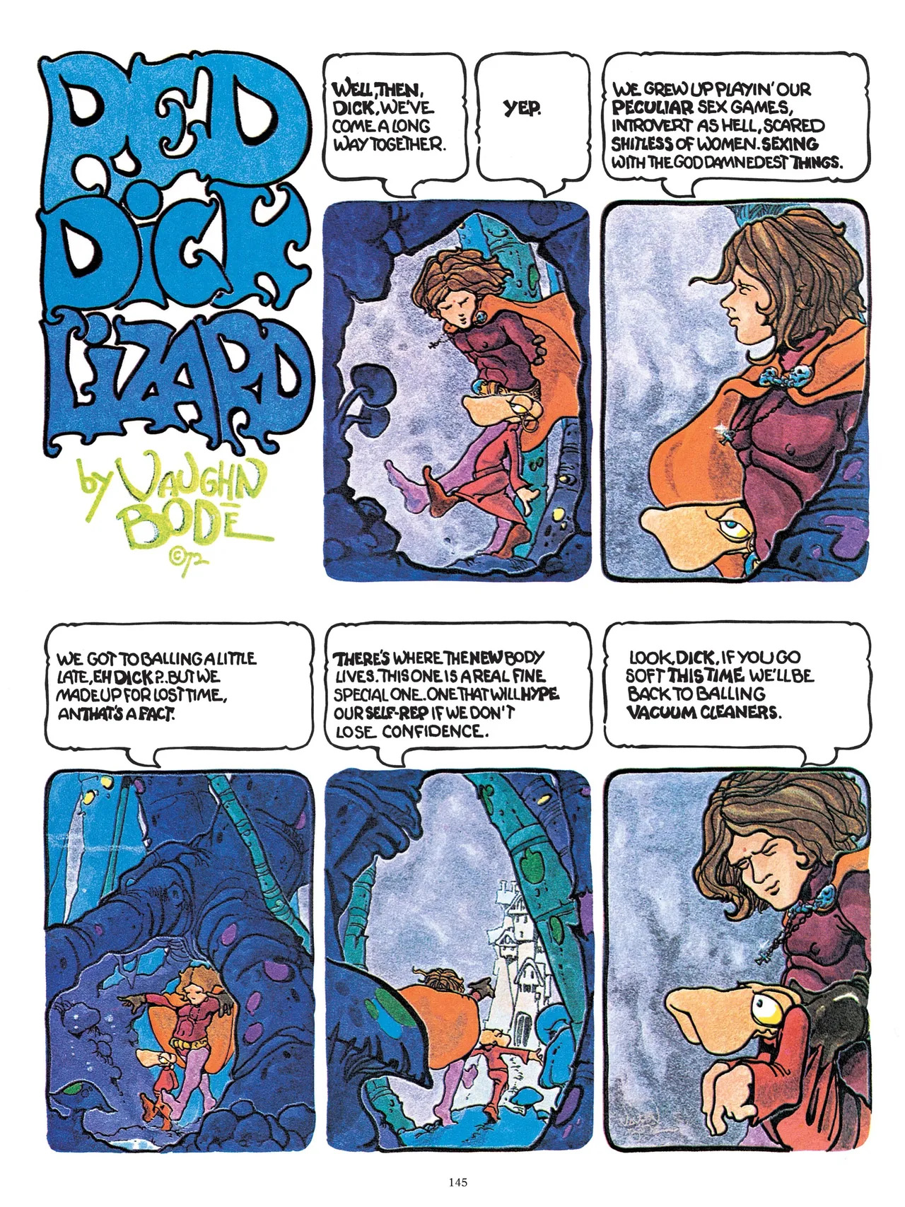 [Vaughn Bodé] Vaughn Bode’s Complete Deadbone Erotica - Page 145