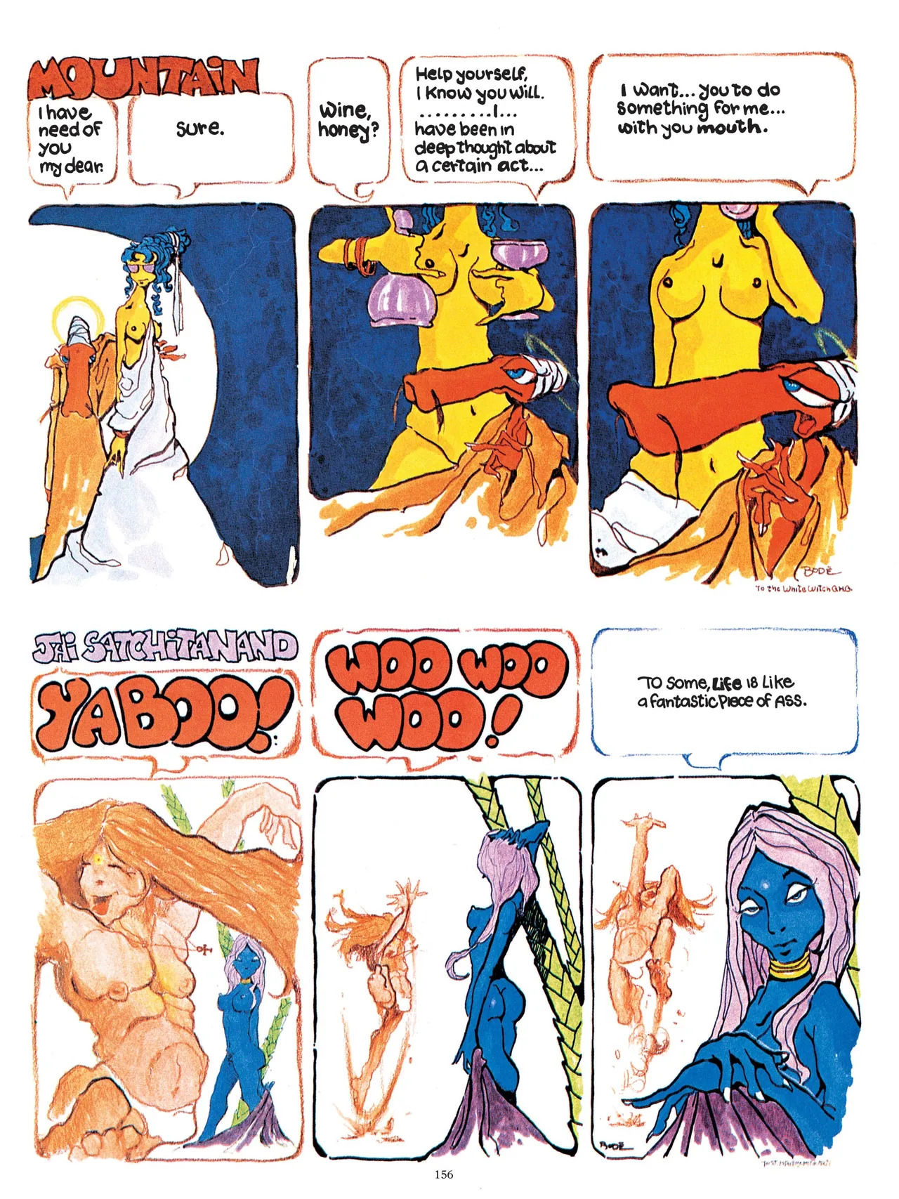 [Vaughn Bodé] Vaughn Bode’s Complete Deadbone Erotica - Page 156