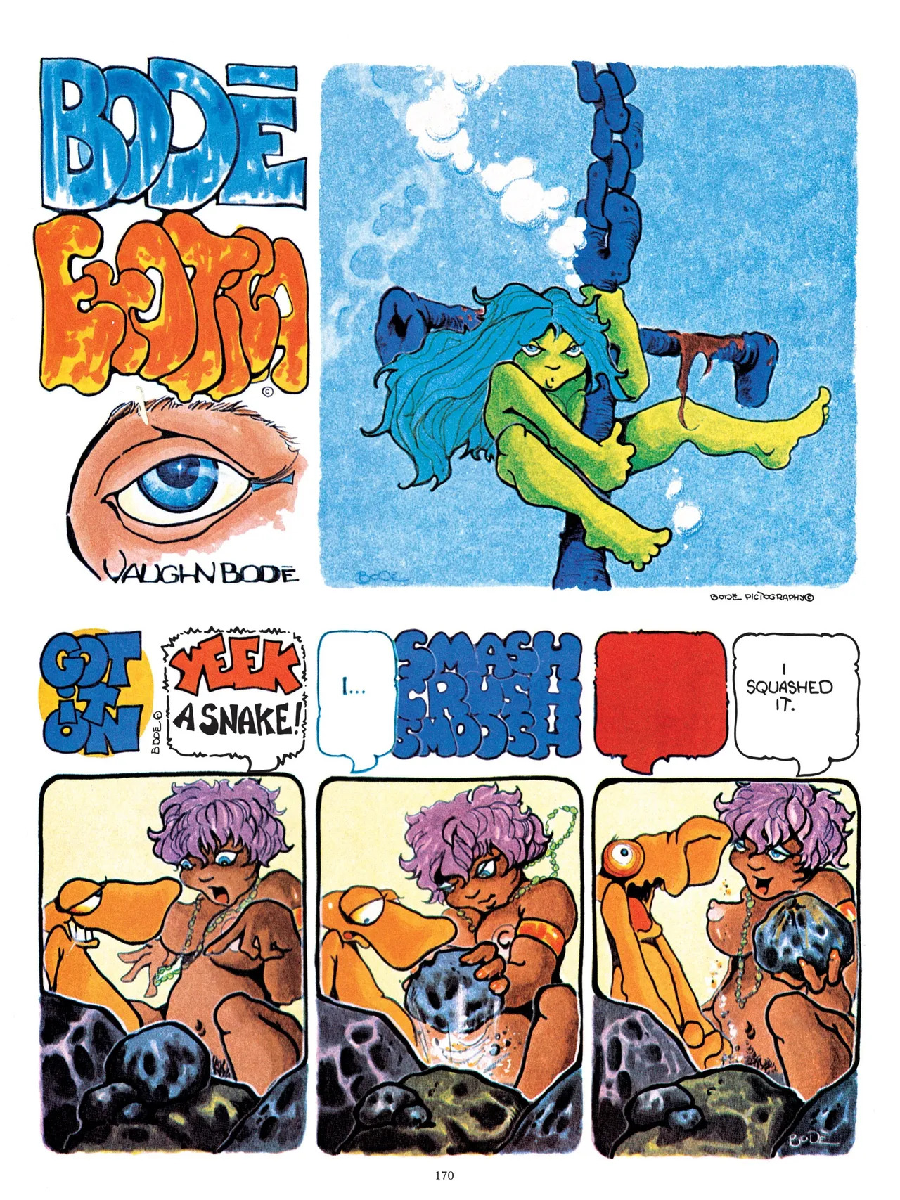 [Vaughn Bodé] Vaughn Bode’s Complete Deadbone Erotica - Page 170