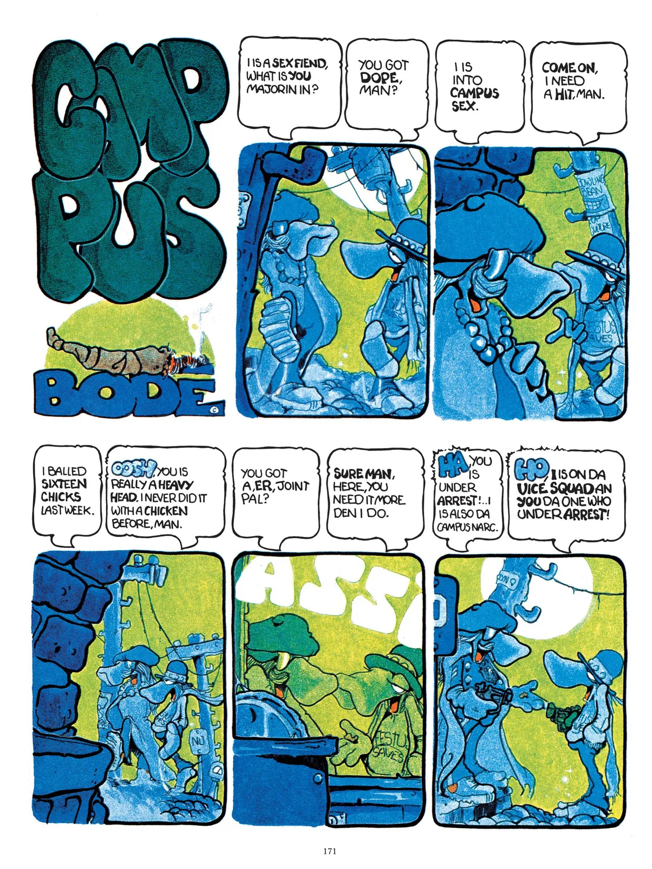 [Vaughn Bodé] Vaughn Bode’s Complete Deadbone Erotica - Page 171