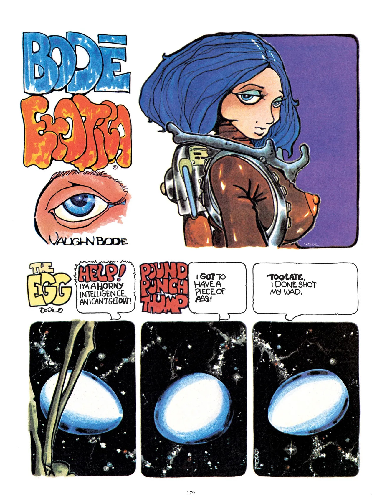 [Vaughn Bodé] Vaughn Bode’s Complete Deadbone Erotica - Page 179